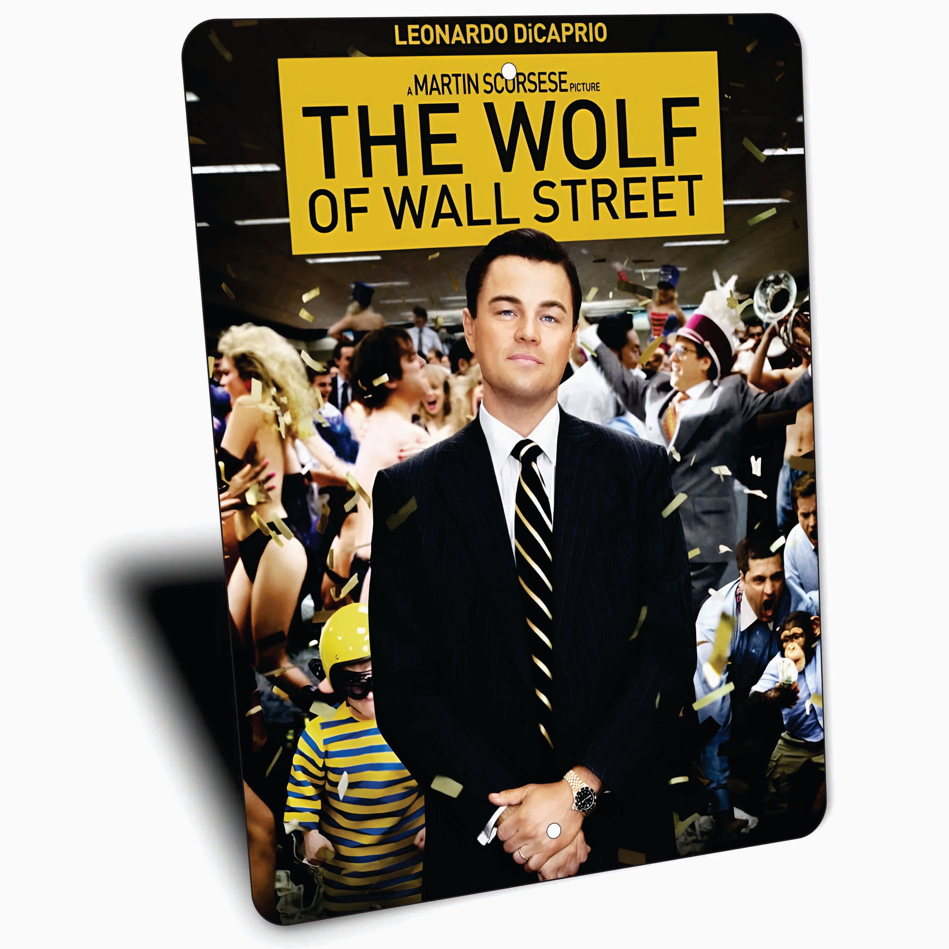 PLACA EL LOBO DE WALL STREET