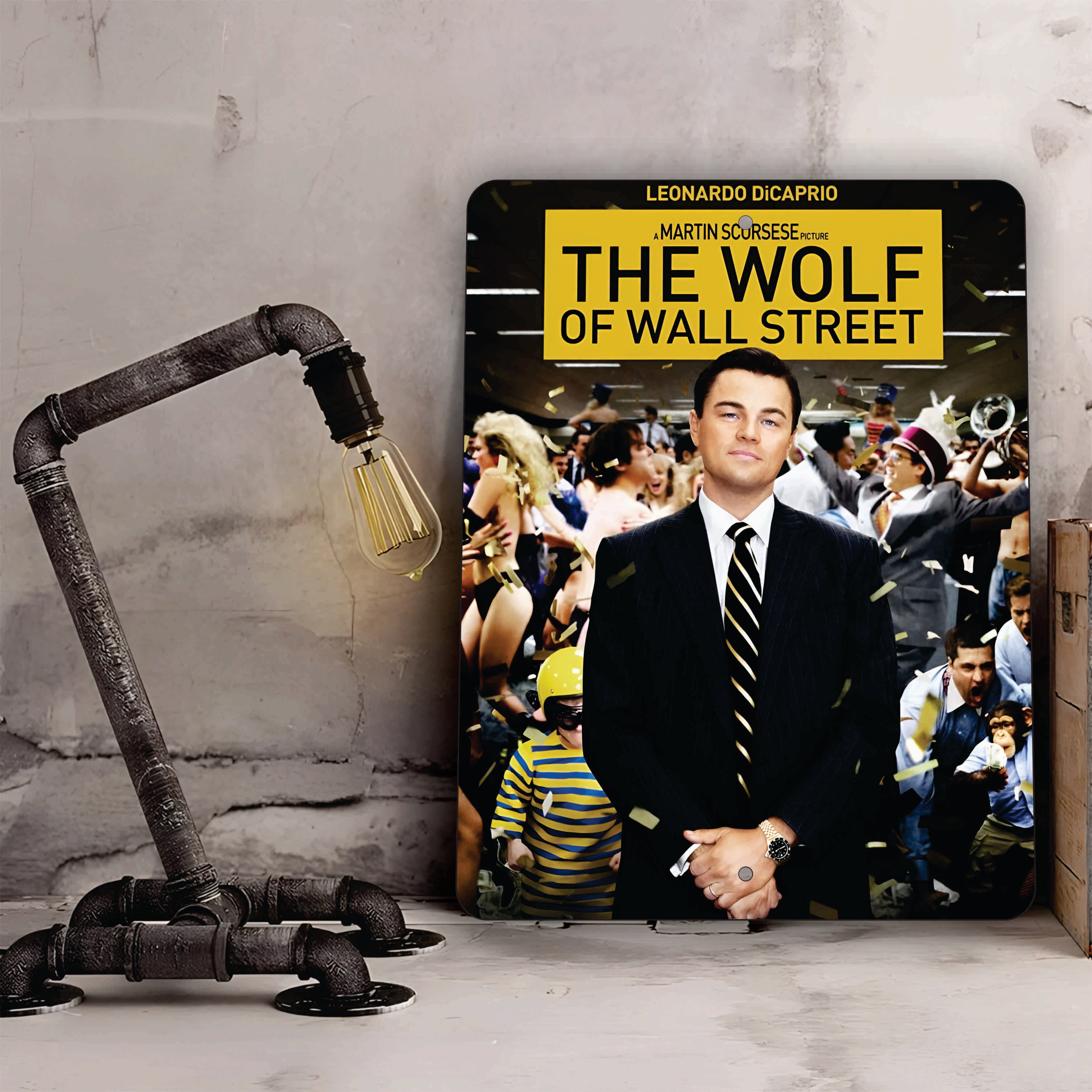 PLACA EL LOBO DE WALL STREET