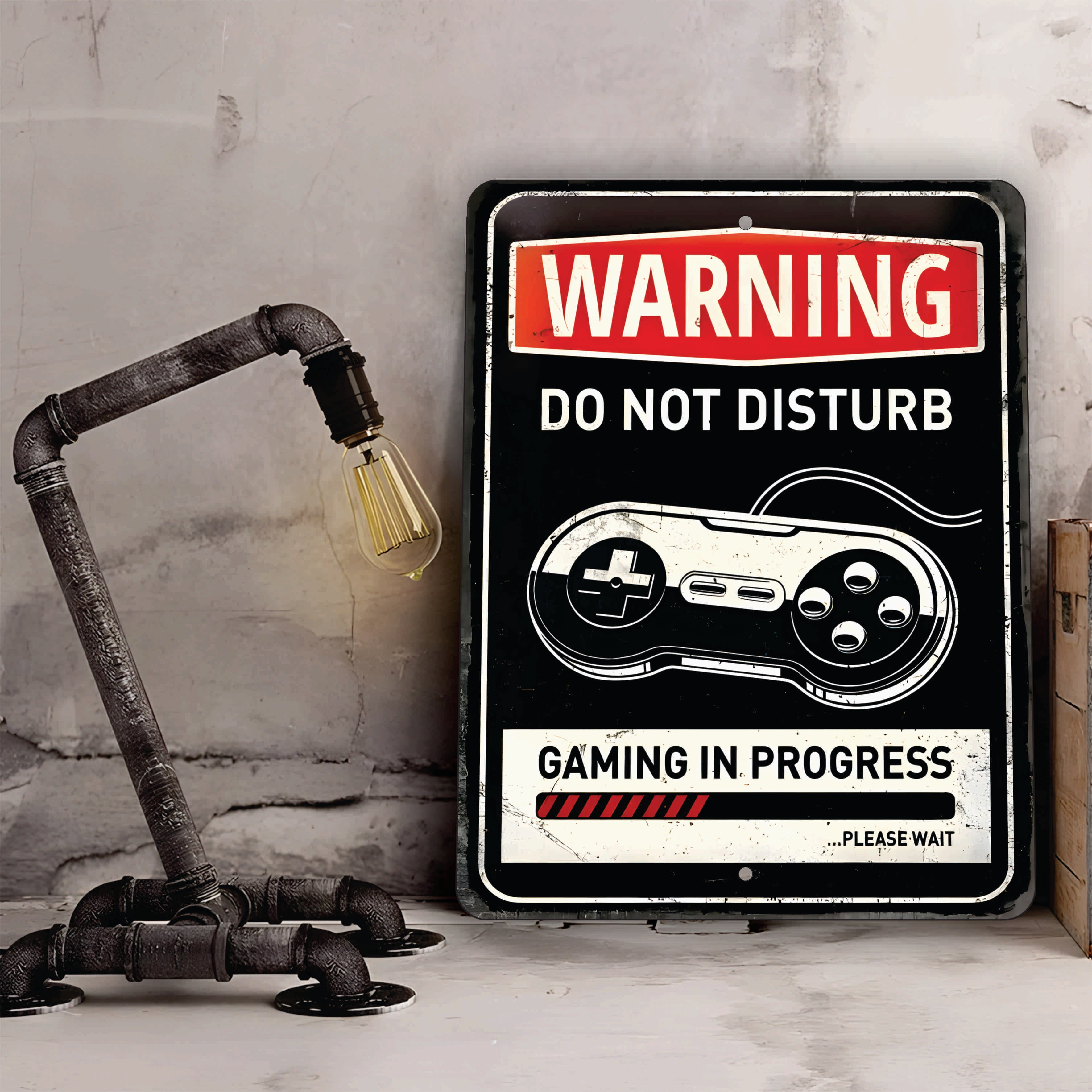 PLACA WARNING GAMING