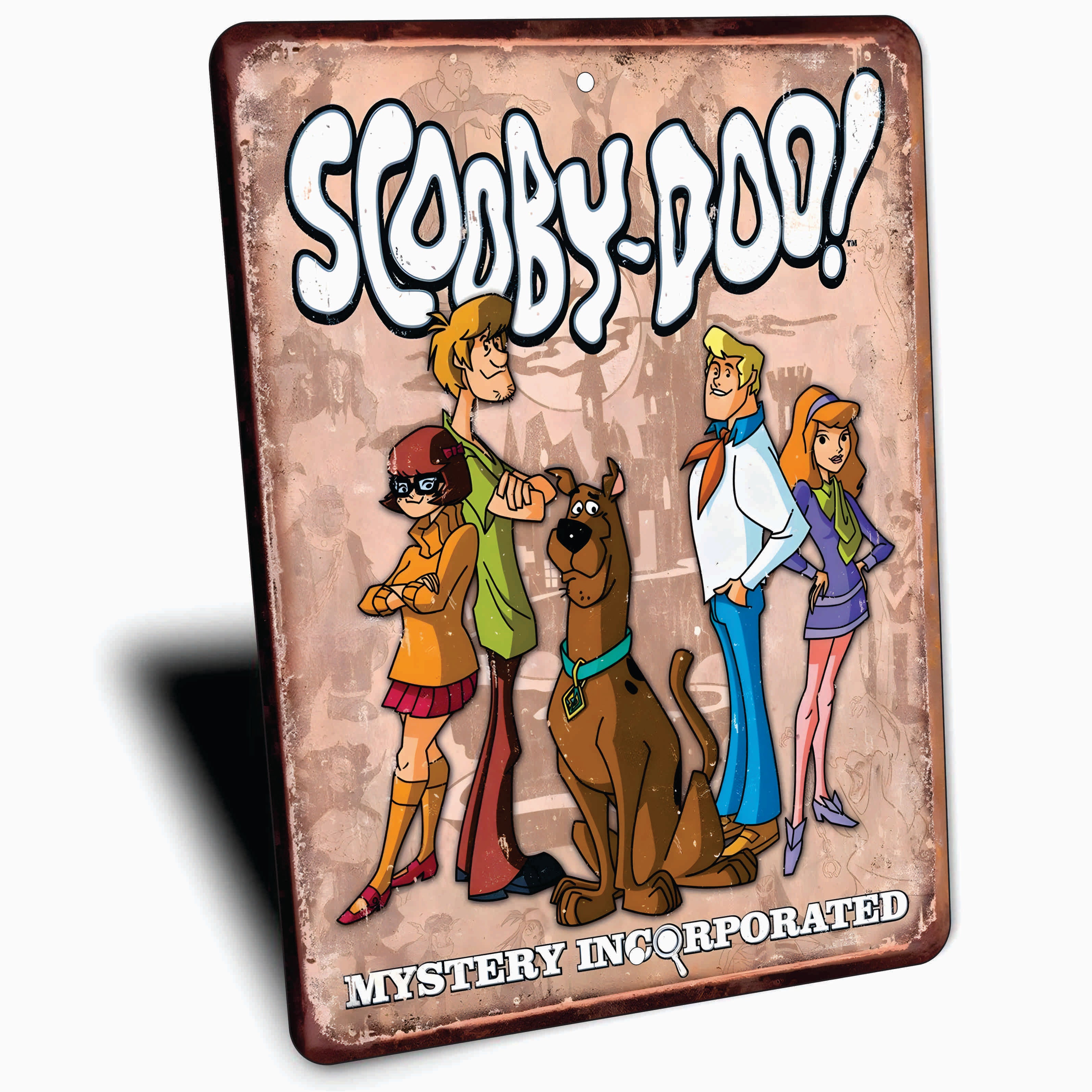 PLACA SCOOBY DOO