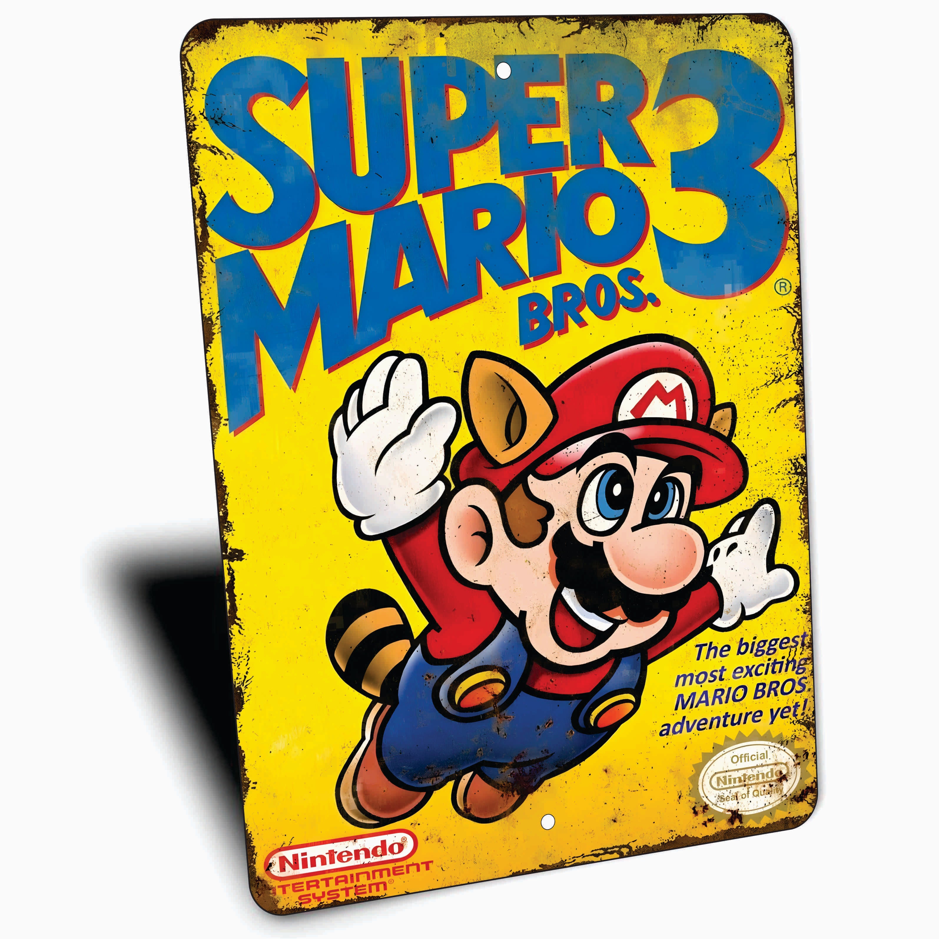 PLACA SUPER MARIO BROS 3