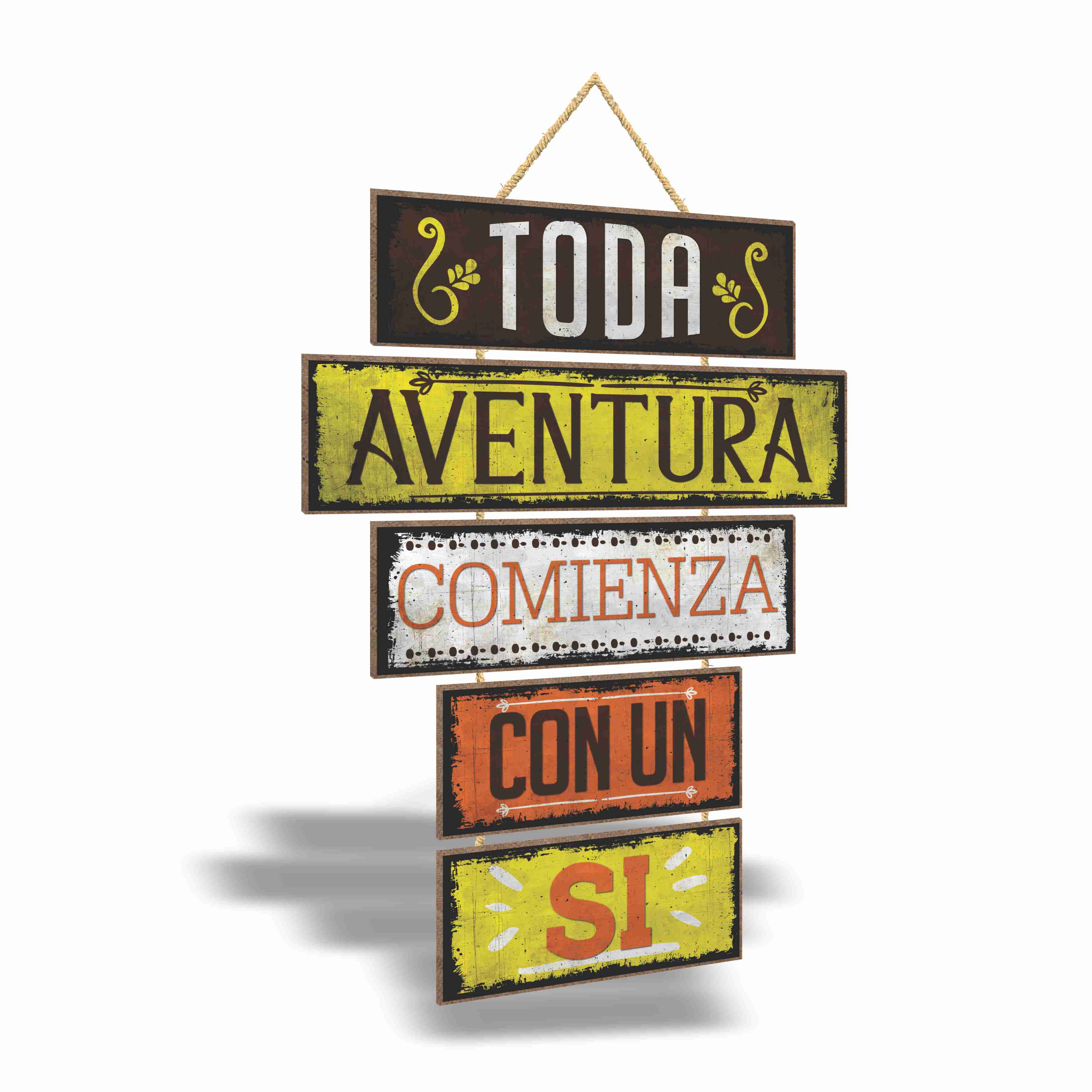 DECO FRASE TODA AVENTURA COMIENZA
