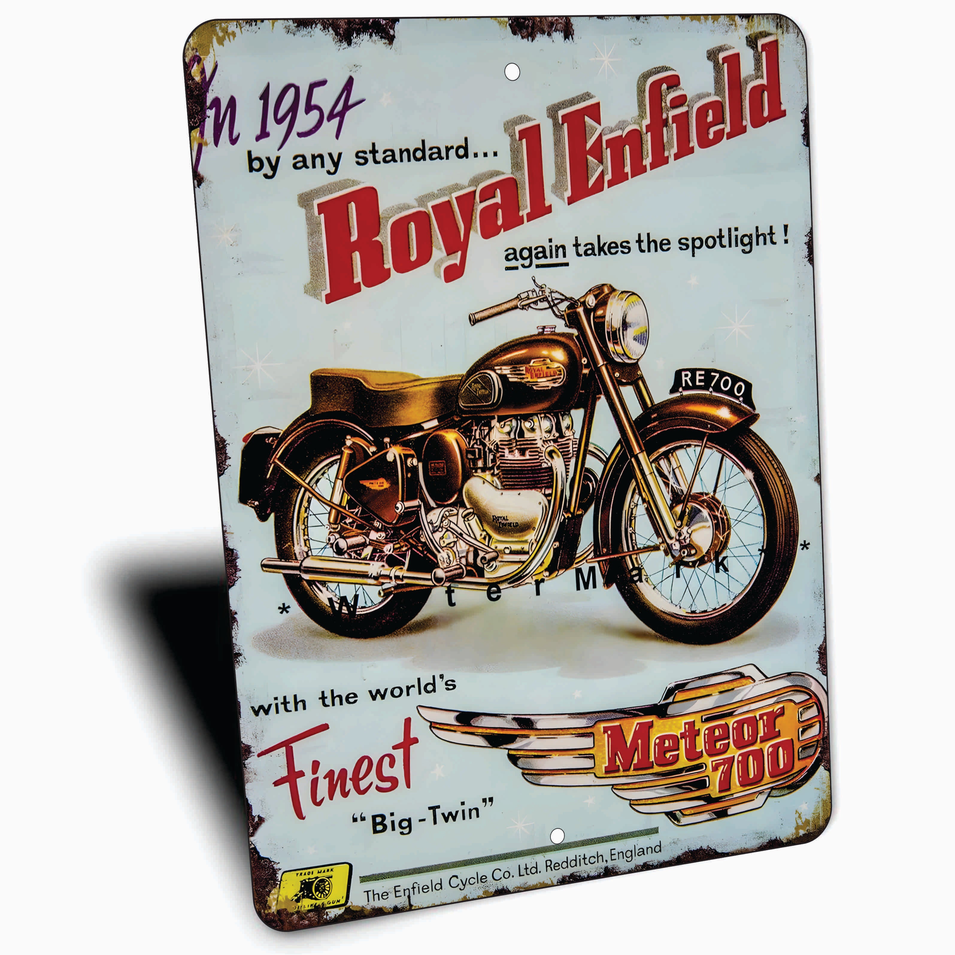 PLACA ROYAL ENFIELD