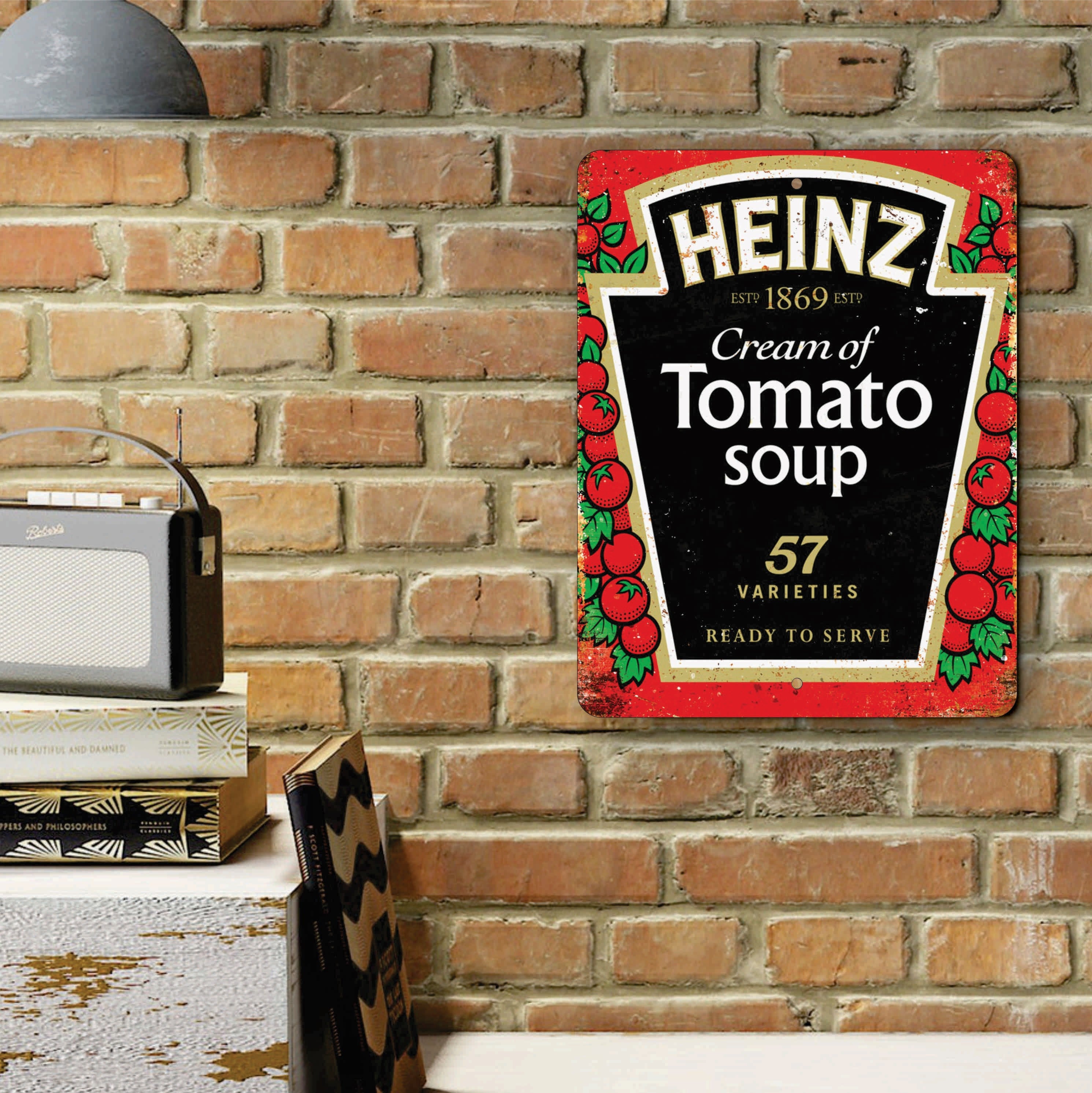 PLACA HEINZ TOMATO SOUP