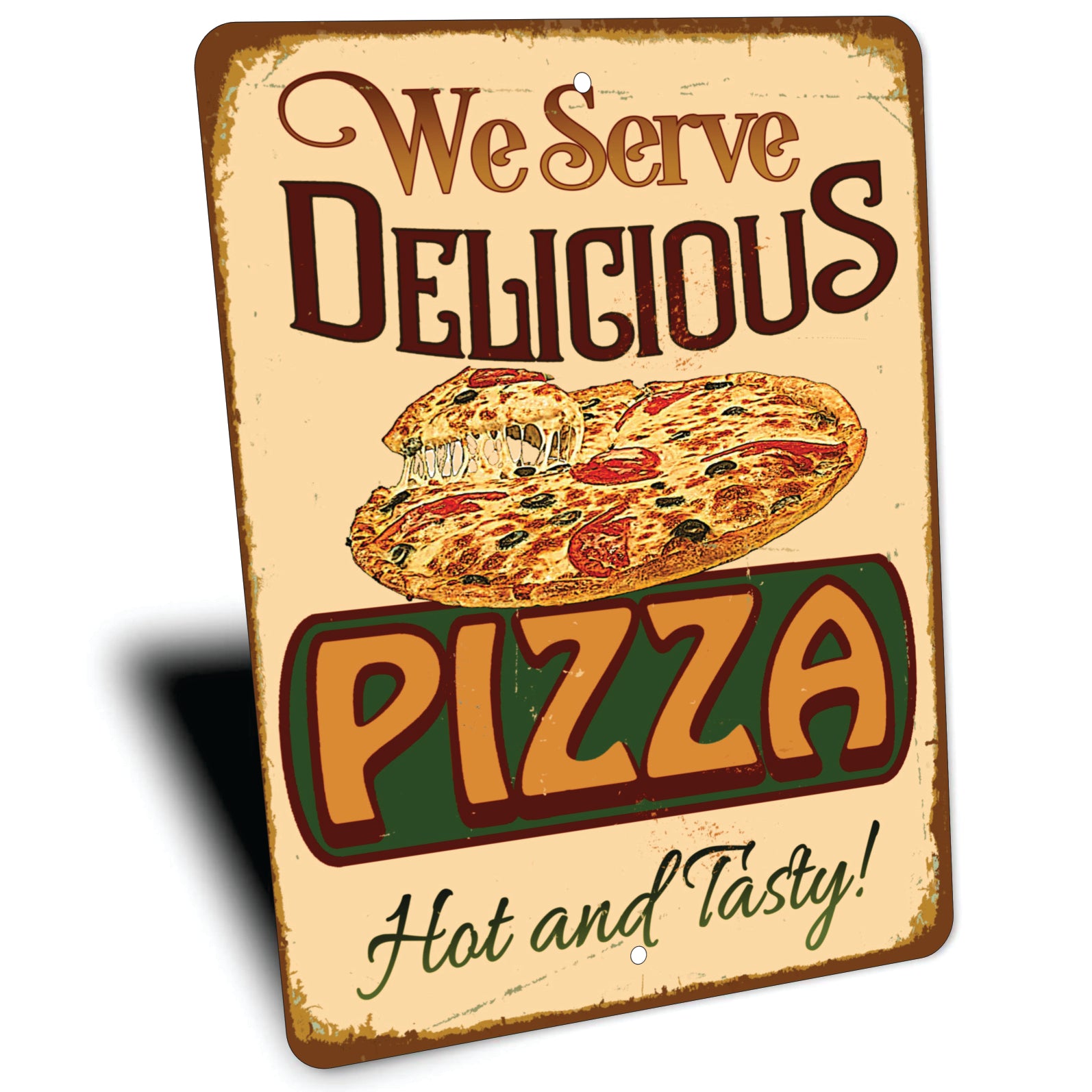 PLACA HOT TASTY PIZZA