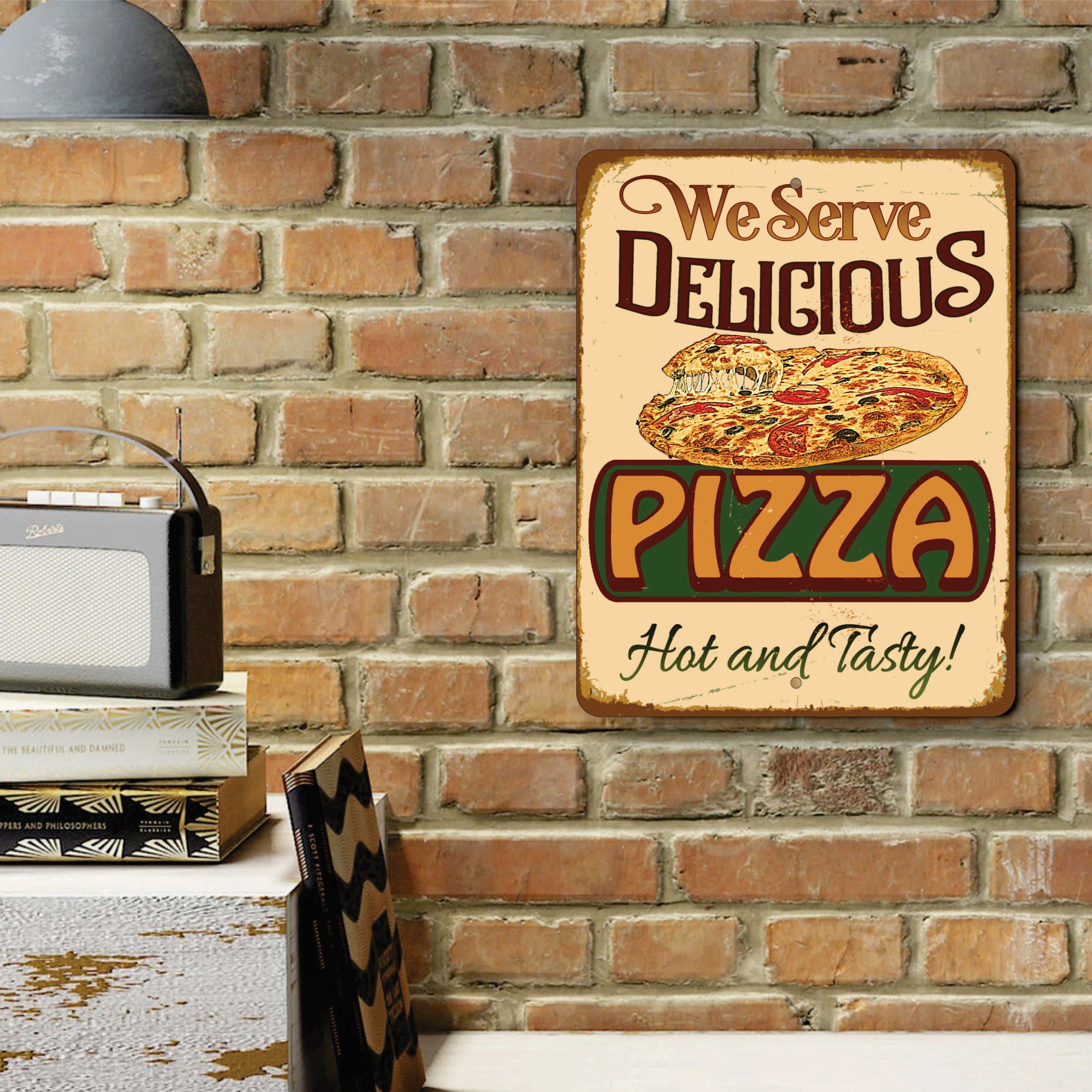 PLACA HOT TASTY PIZZA