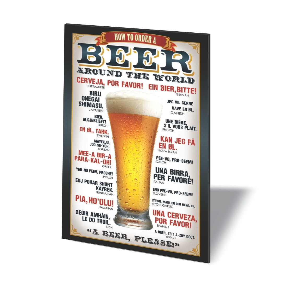 POSTER BEER AROUND THE WORD