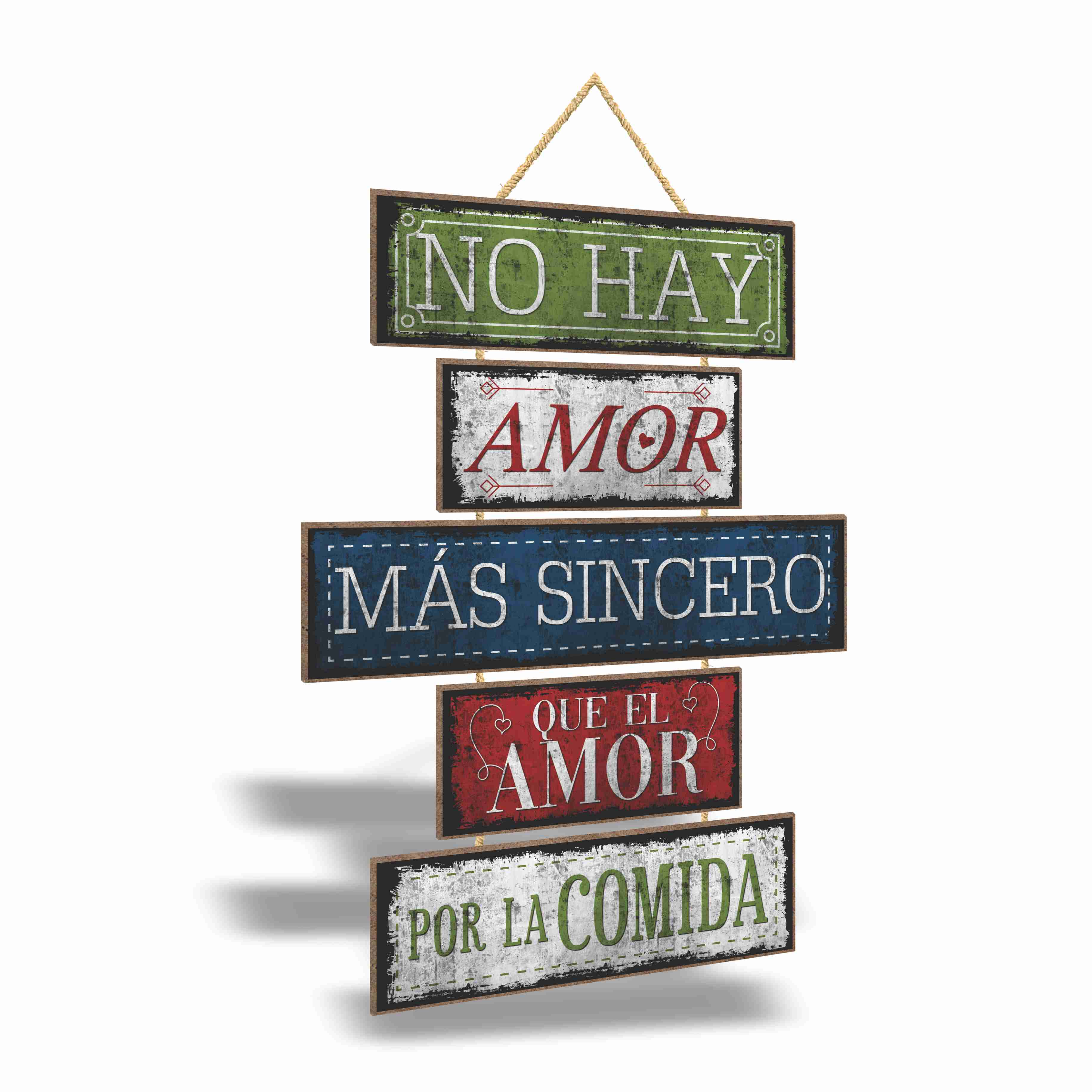 DECO FRASE NO HAY AMOR