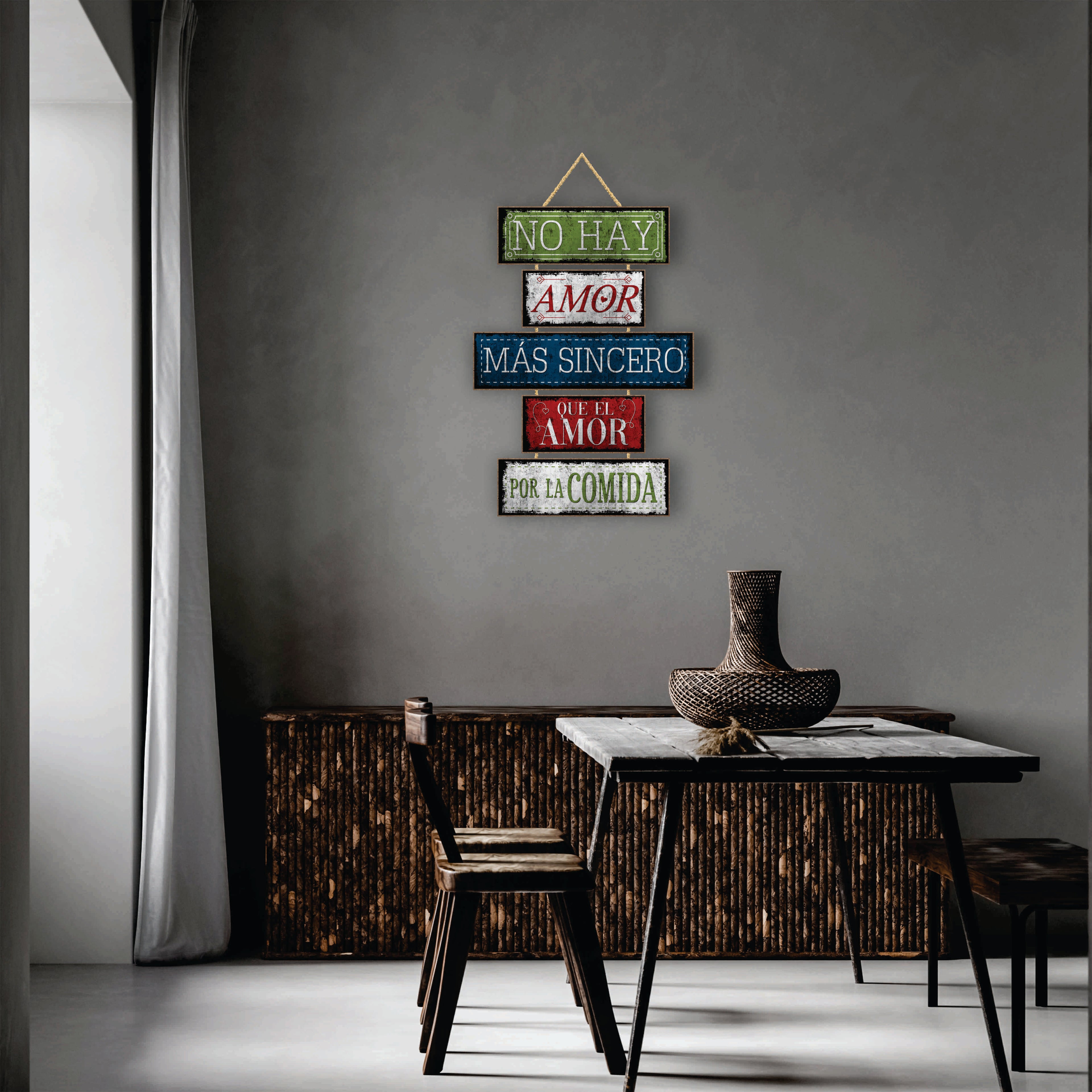 DECO FRASE NO HAY AMOR