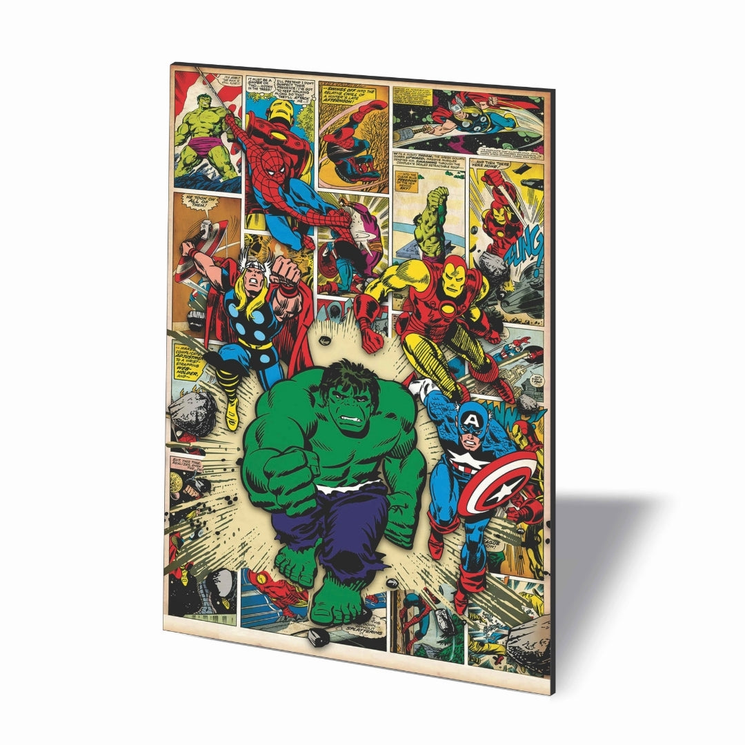 POSTER AVENGERS COMIC PAGE