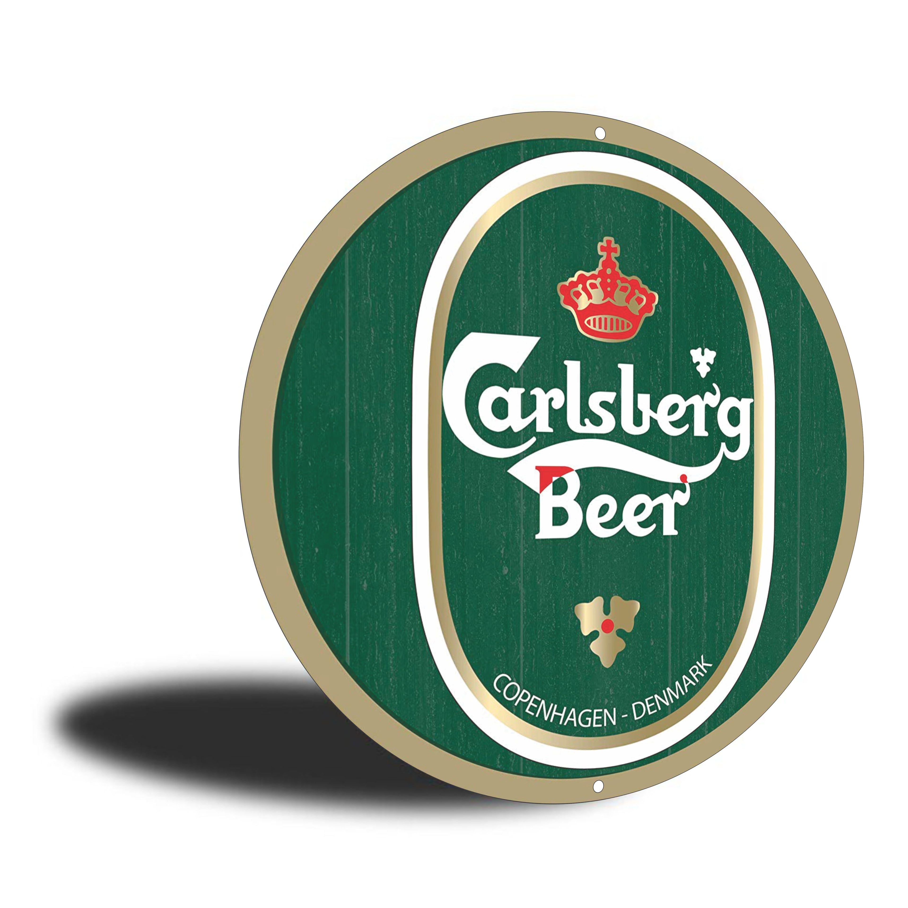 PLACA CIRCULAR CARLSBERG BEER