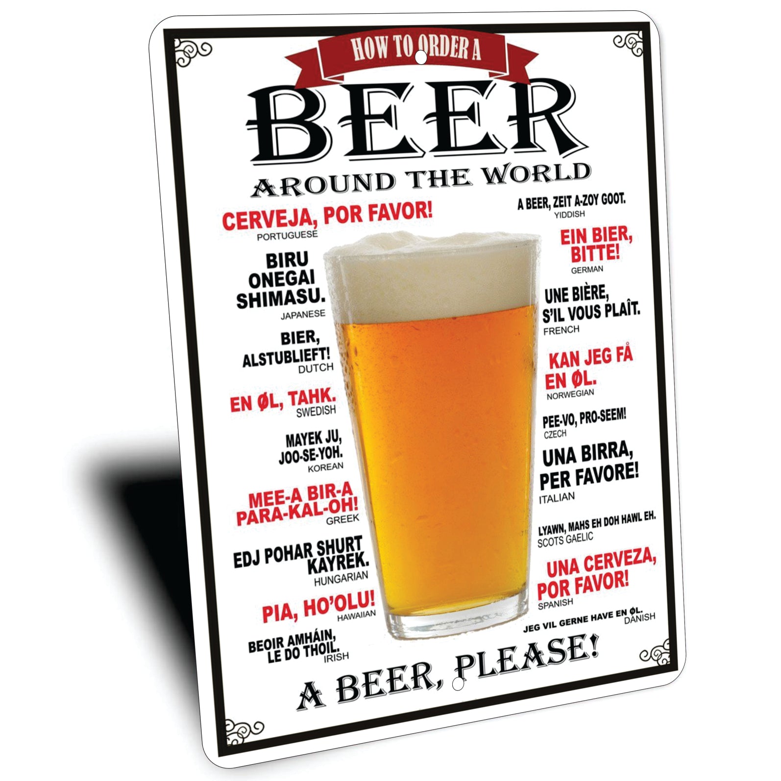 PLACA BEER AROUND THE WORLD
