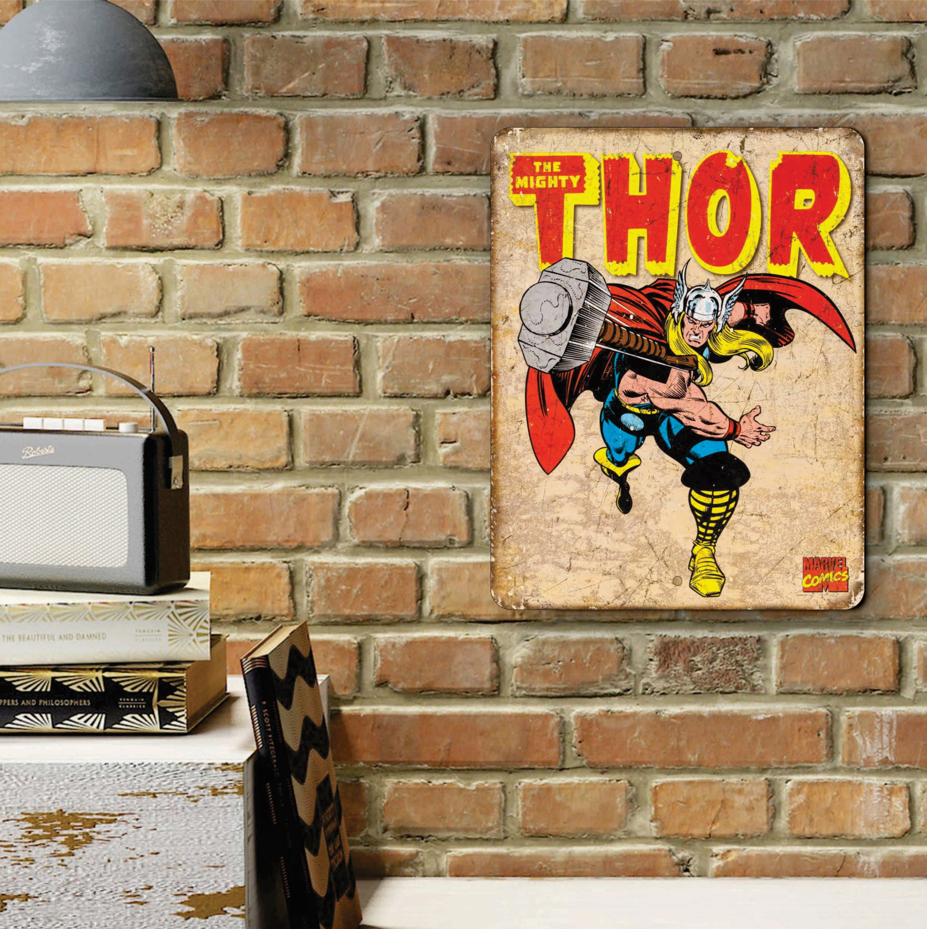 PLACA THOR CLASSIC MARVEL COMICS