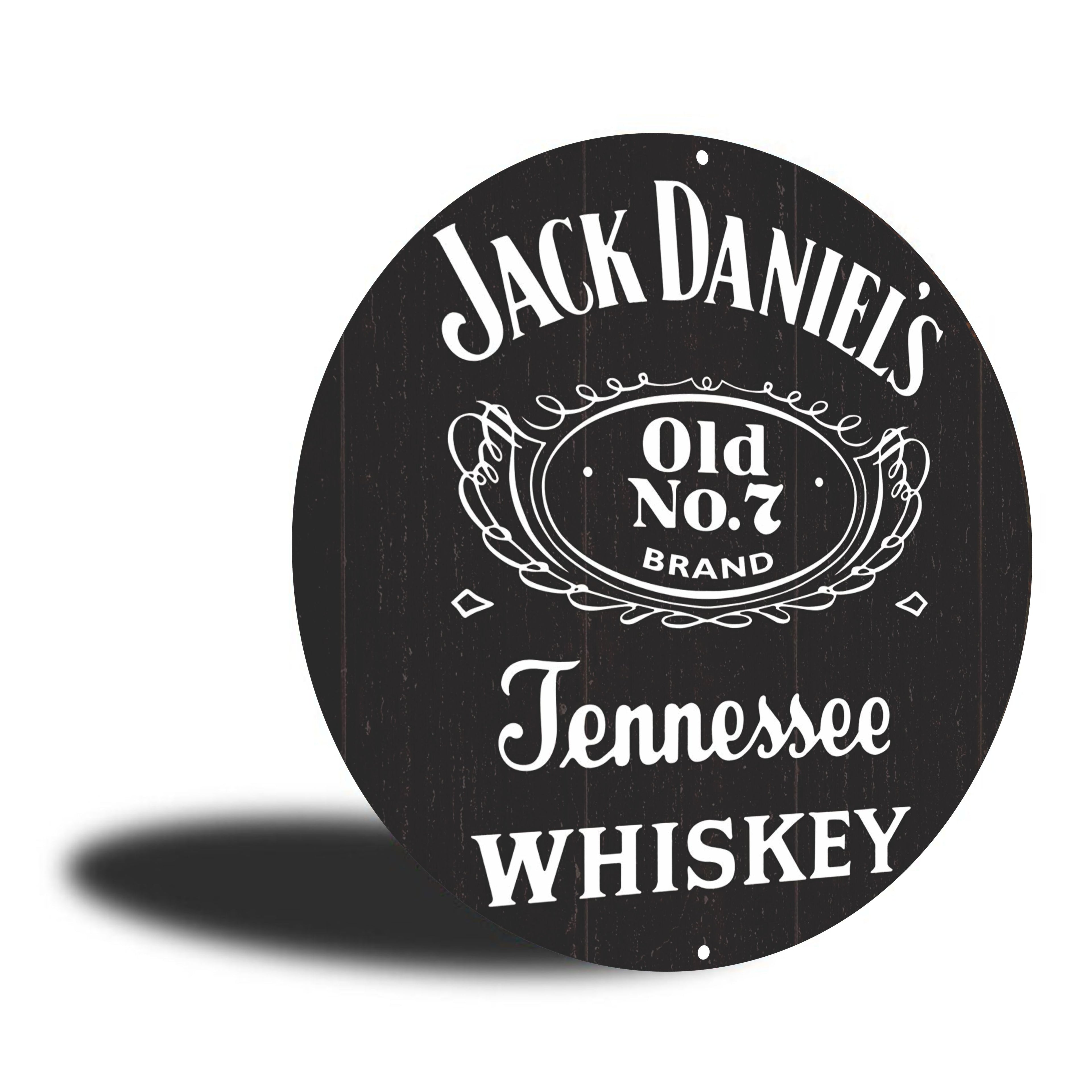 PLACA CIRCULAR JACK DANIEL S OLD No 7