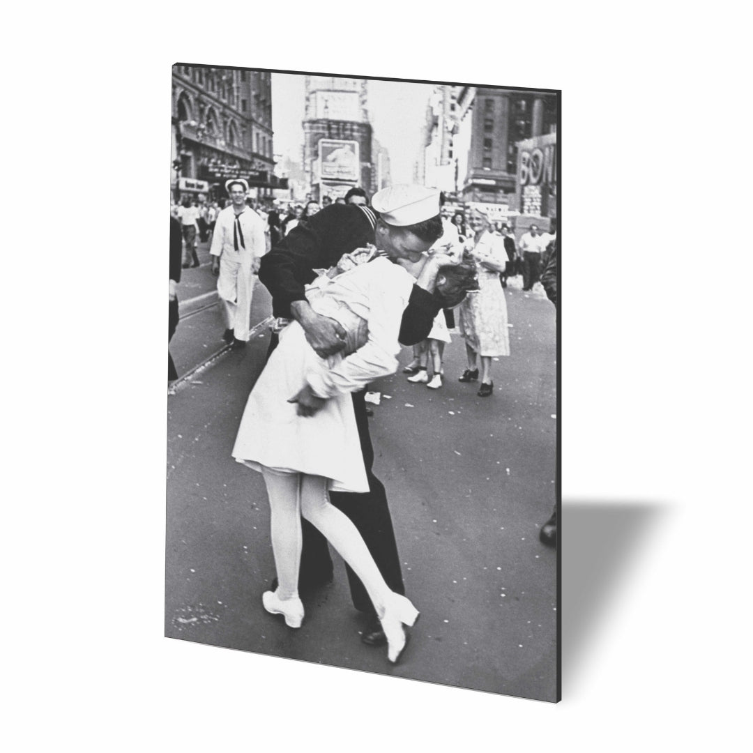 POSTER EL BESO DE TIME SQUARE