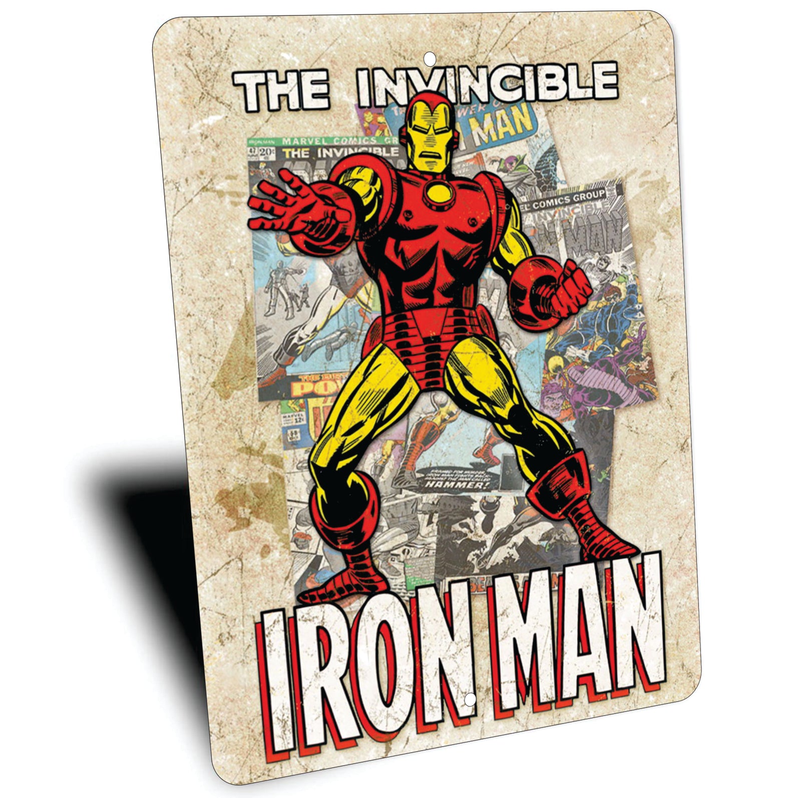 PLACA IRON MAN CLASSIC COMICS