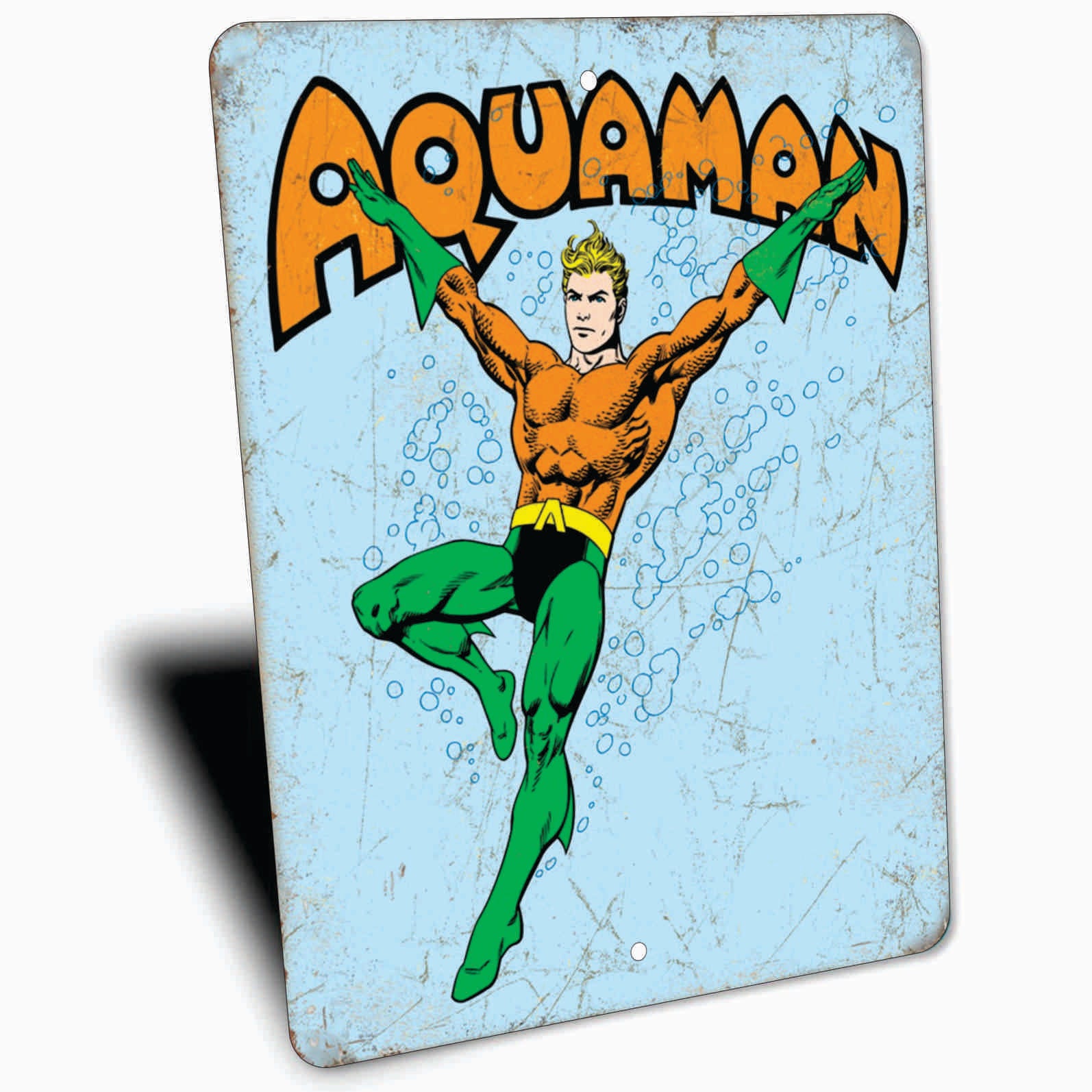 PLACA AQUAMAN DC COMICS