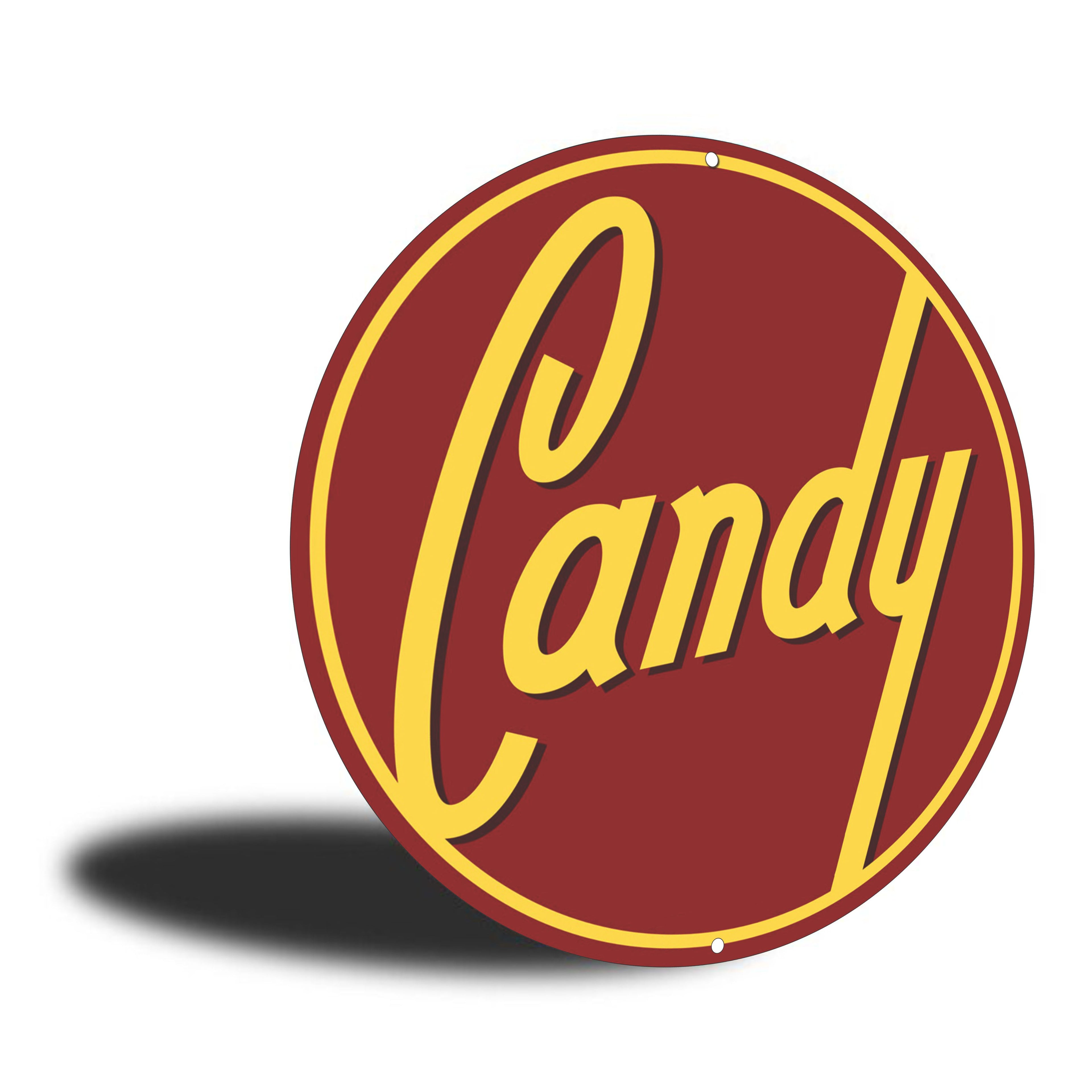 PLACA CIRCULAR CANDY
