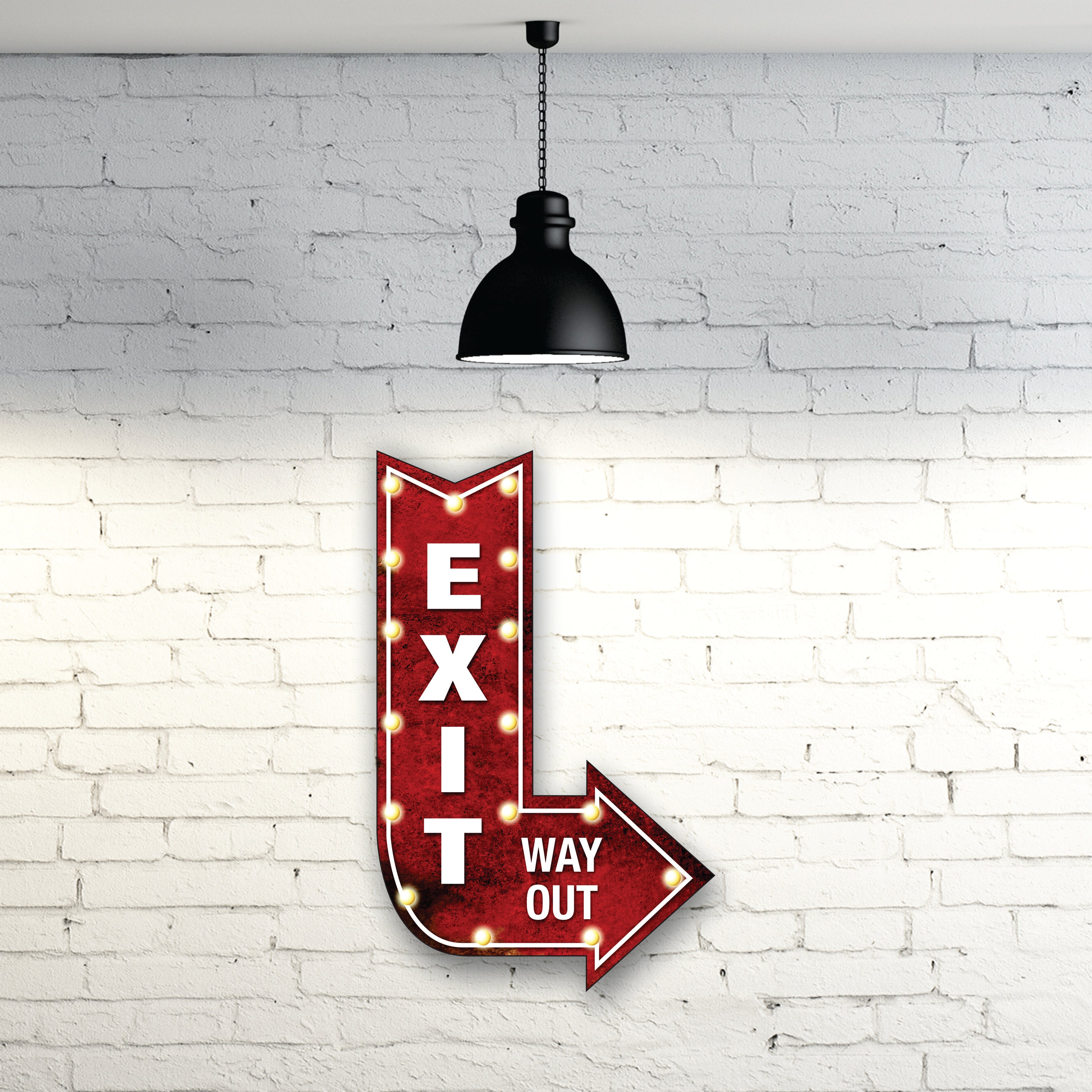 SEÑAL EXIT WAY OUT