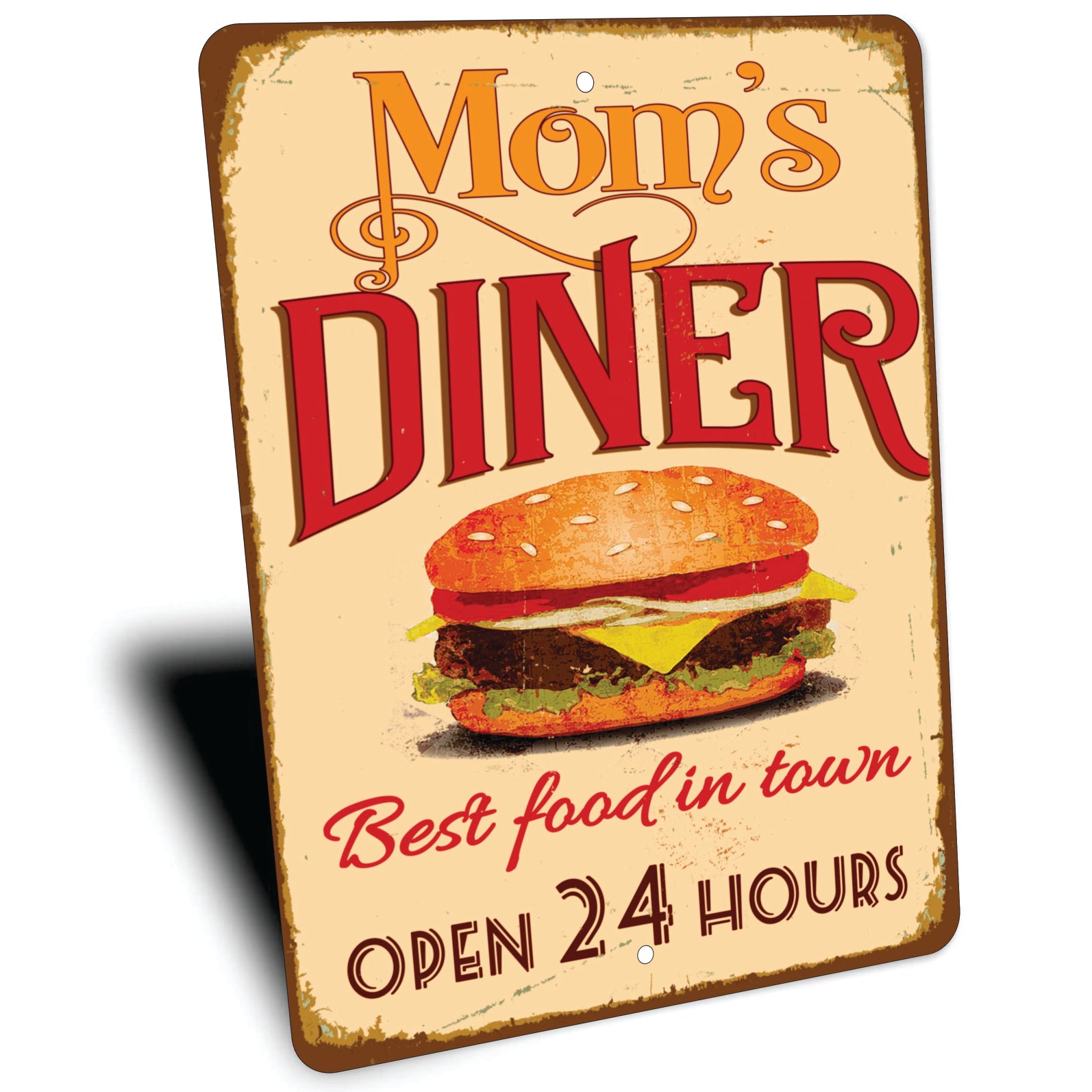 PLACA BURGER DINER