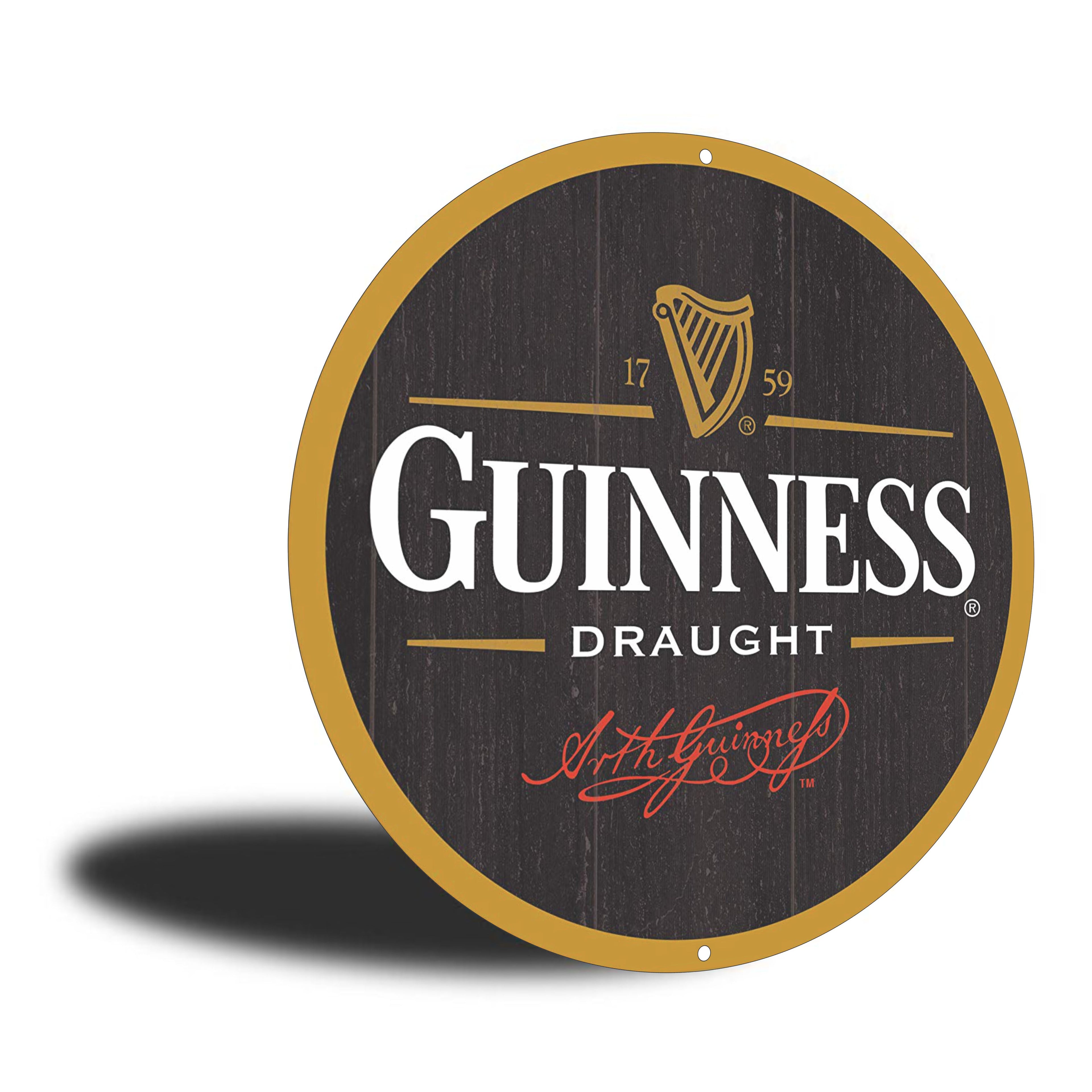 PLACA CIRCULAR GUINNESS