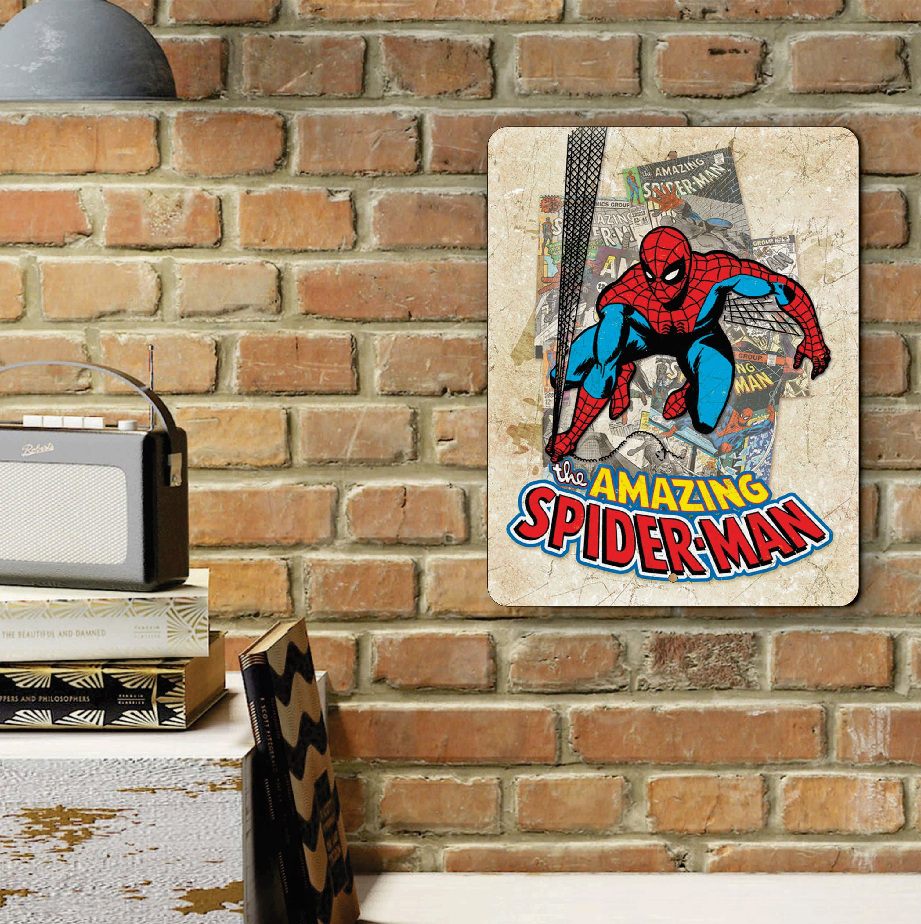 PLACA SPIDERMAN CLASSIC MARVEL COMICS
