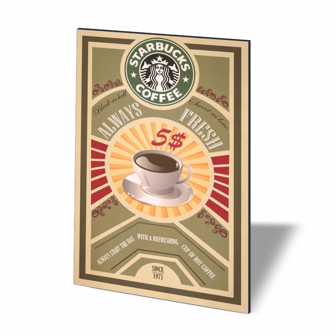 POSTER STARBUCKS COFFEE