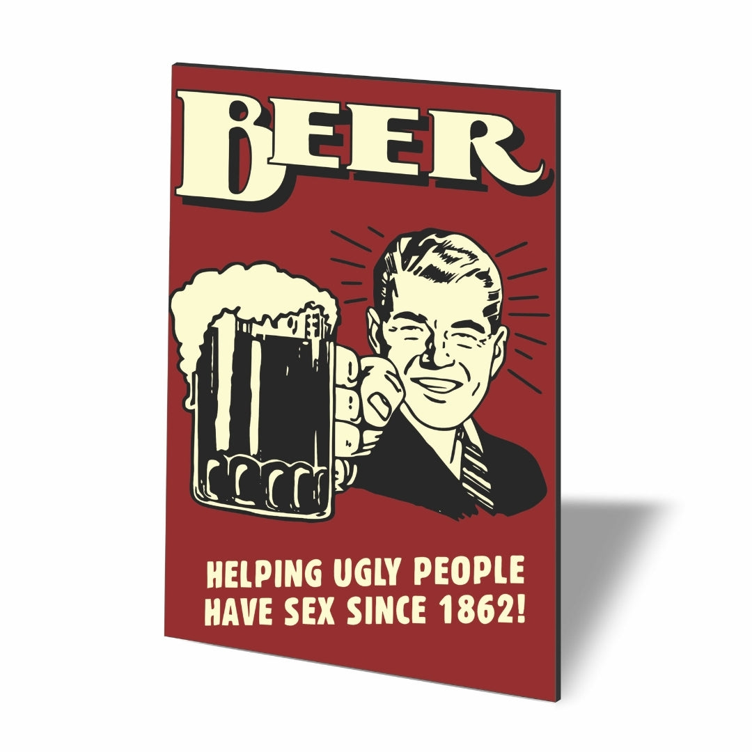 POSTER BEER HELPING