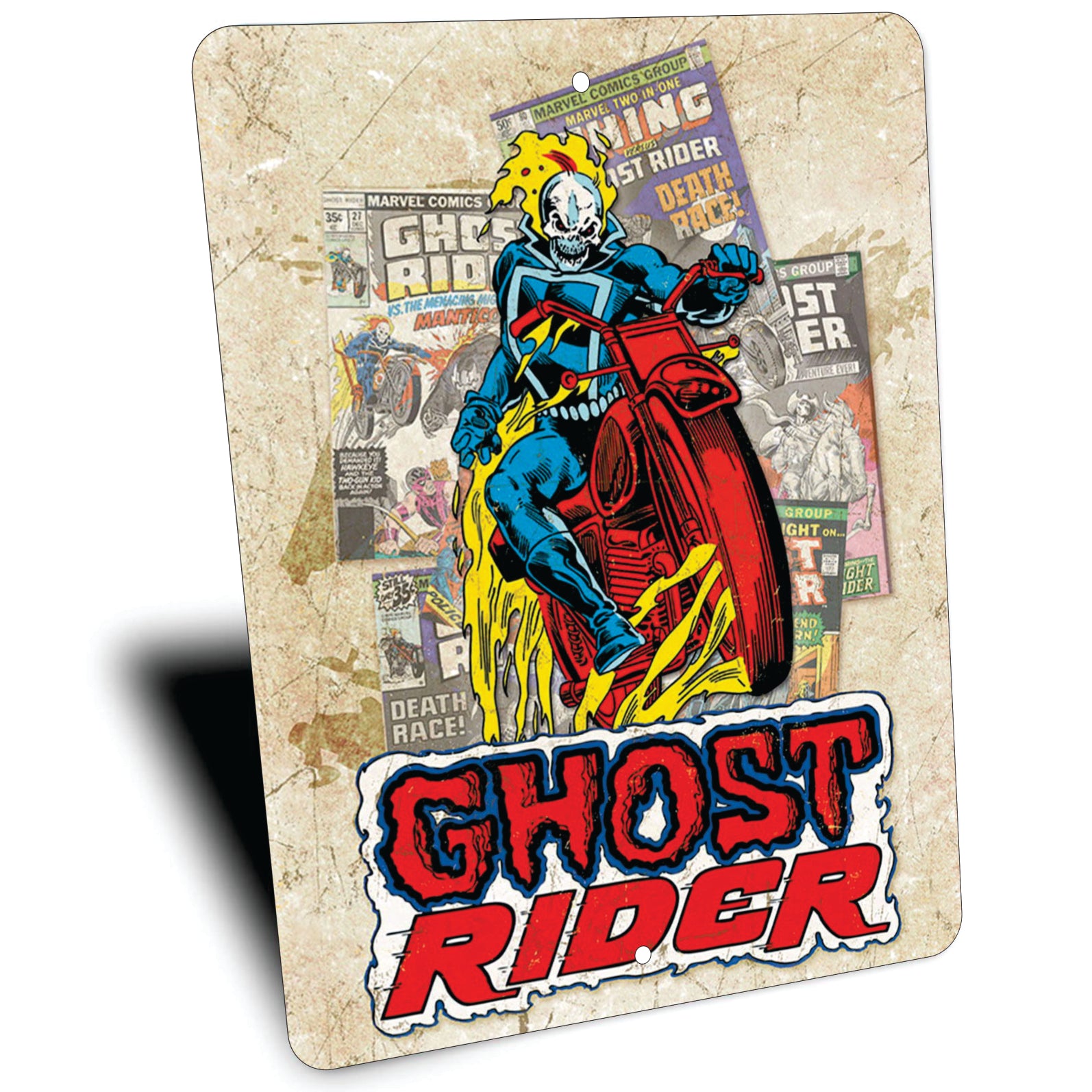 PLACA GHOST RIDER MARVEL COMICS