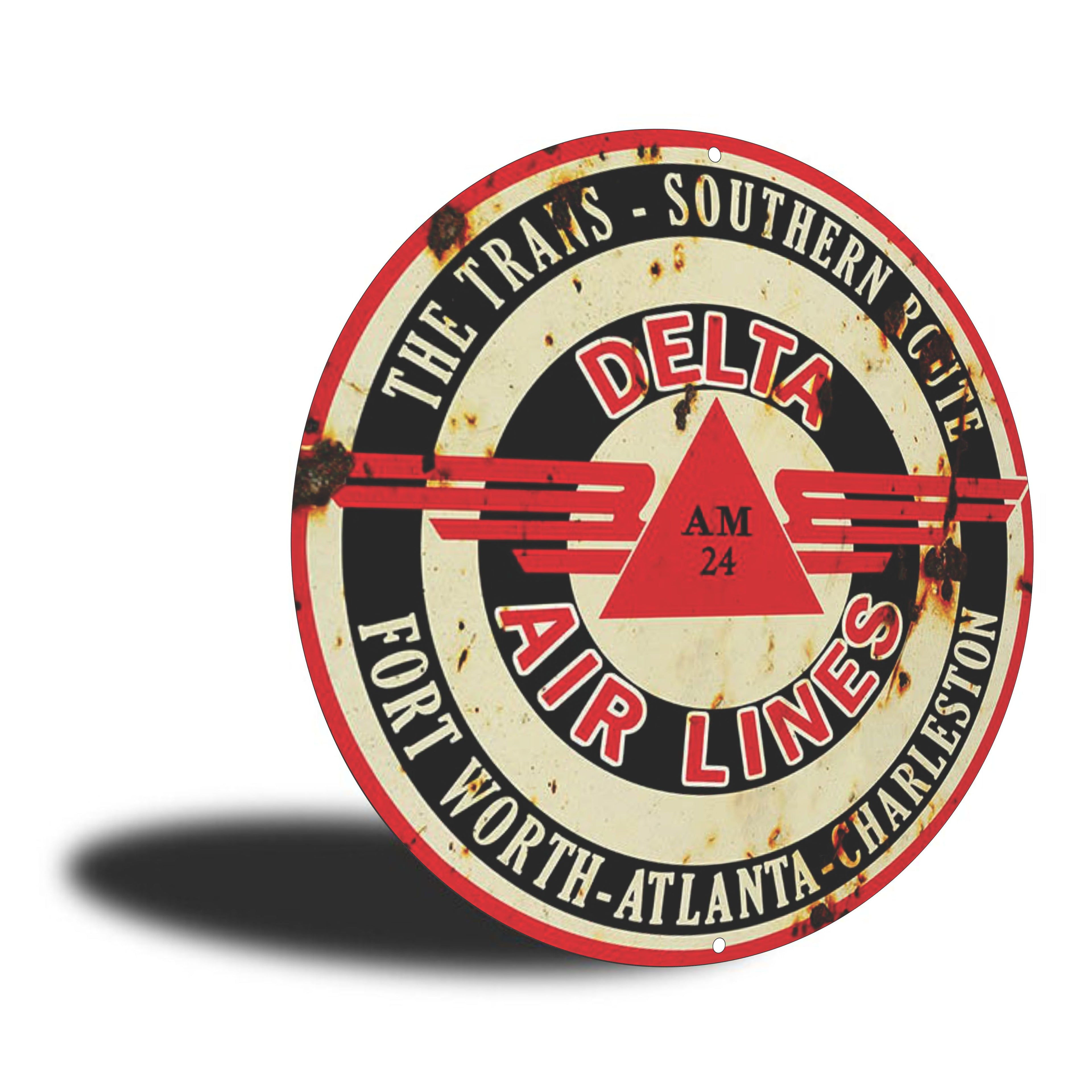 PLACA CIRCULAR DELTA AIR LINES