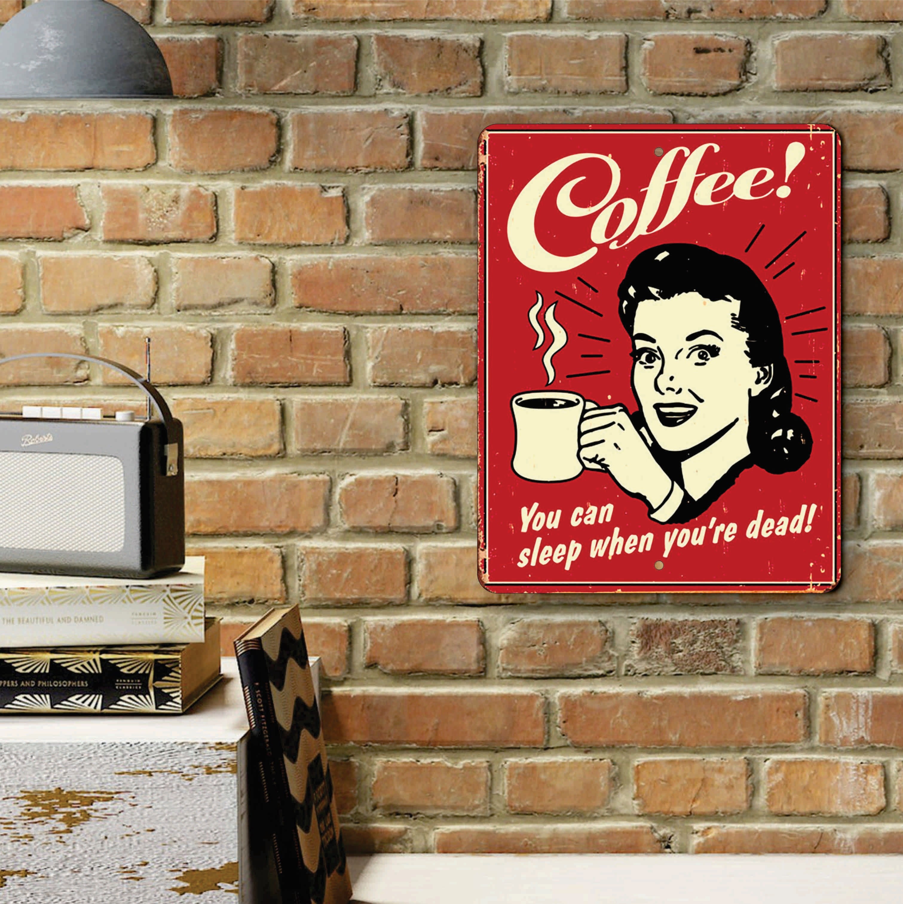 PLACA COFFEE SLEEP