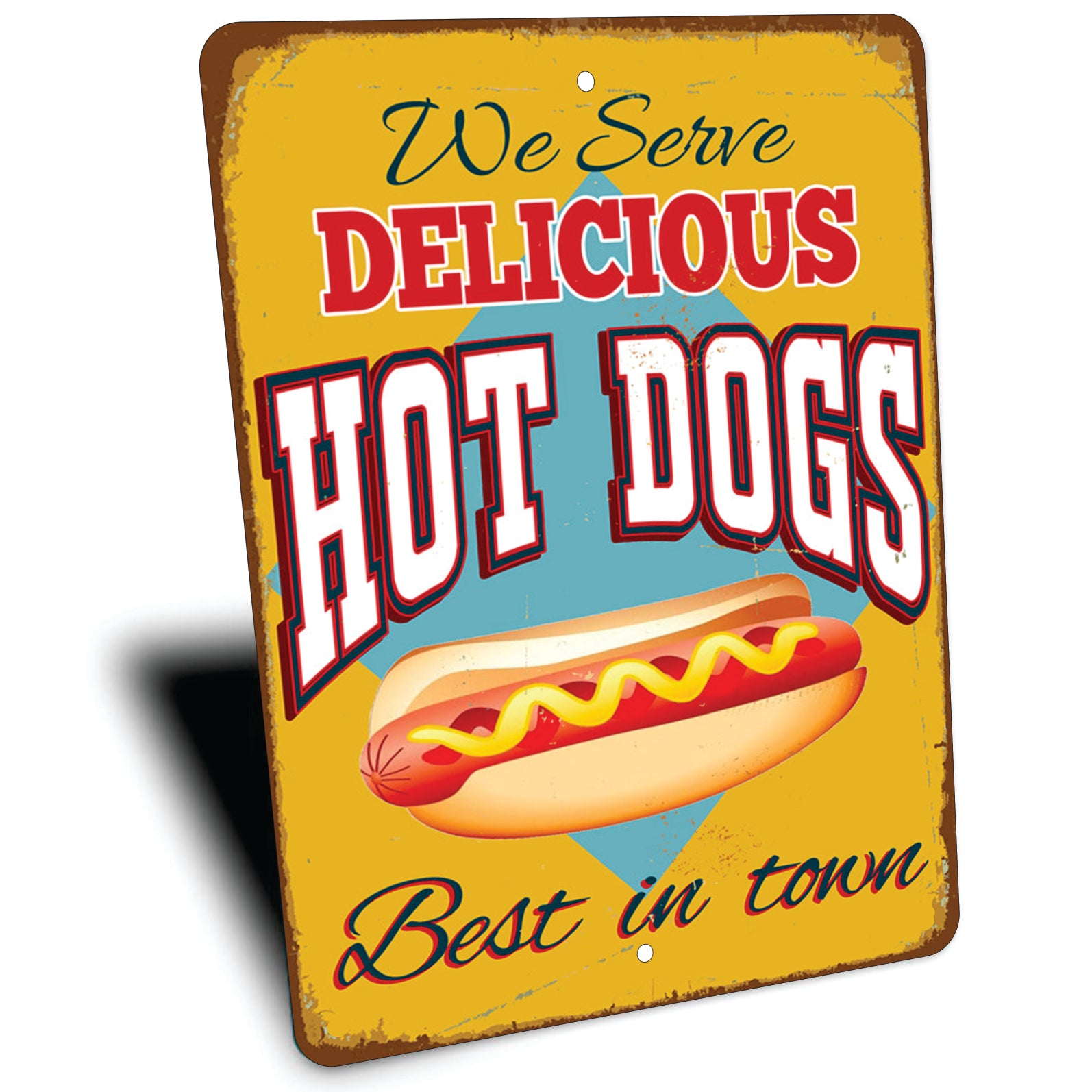 PLACA HOT-DOGS