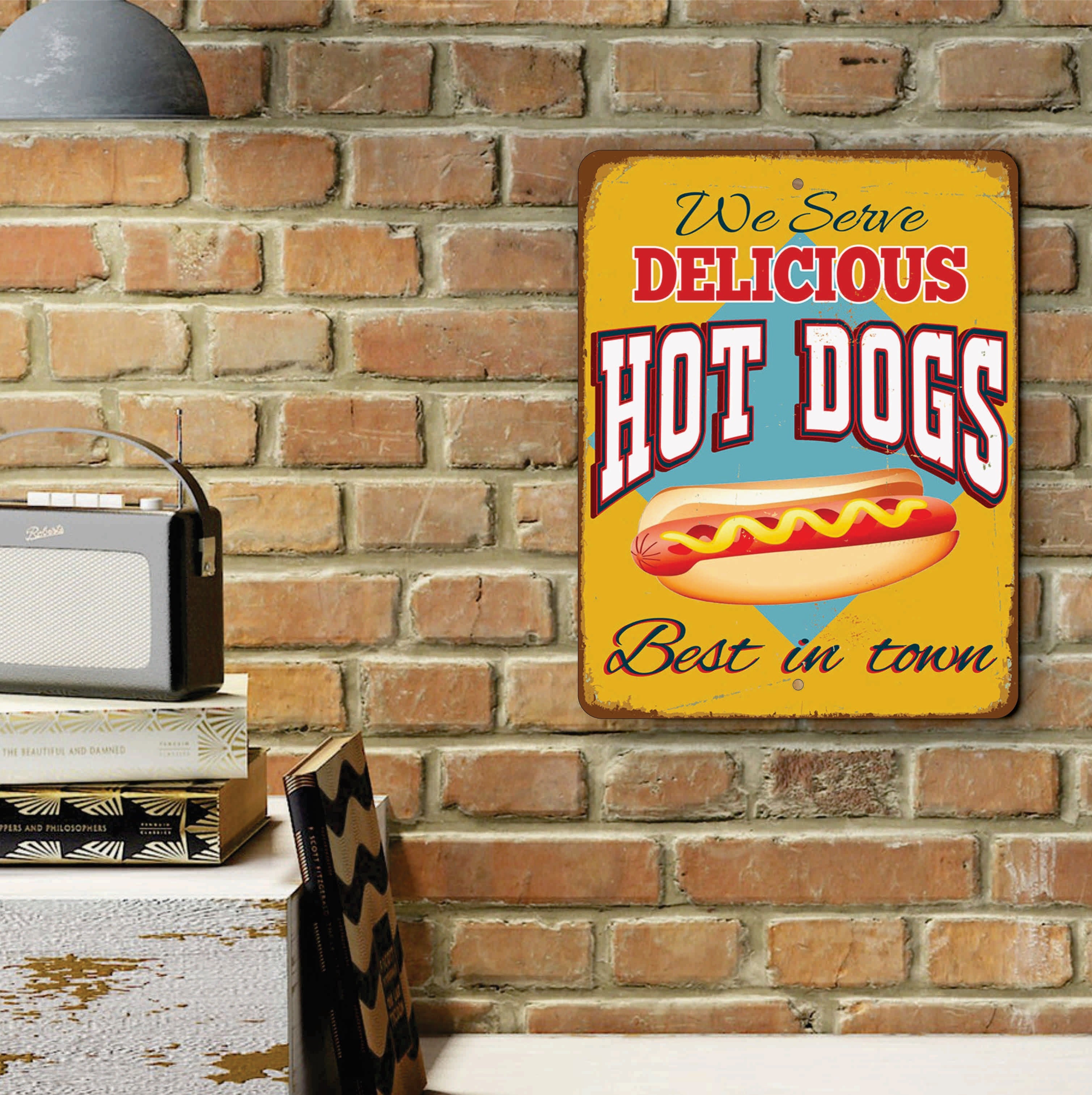 PLACA HOT-DOGS