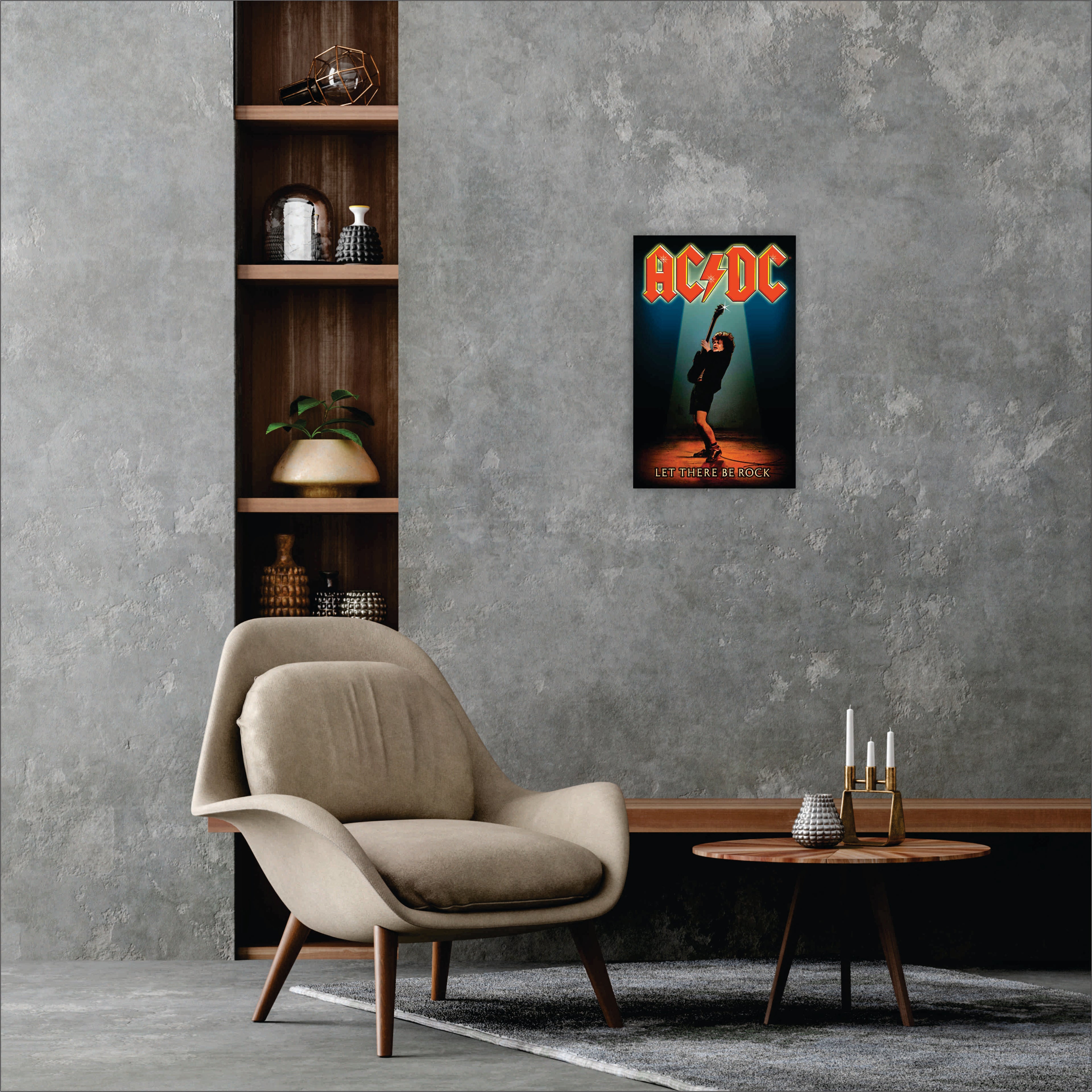 POSTER AC DC LET THERE ROCK