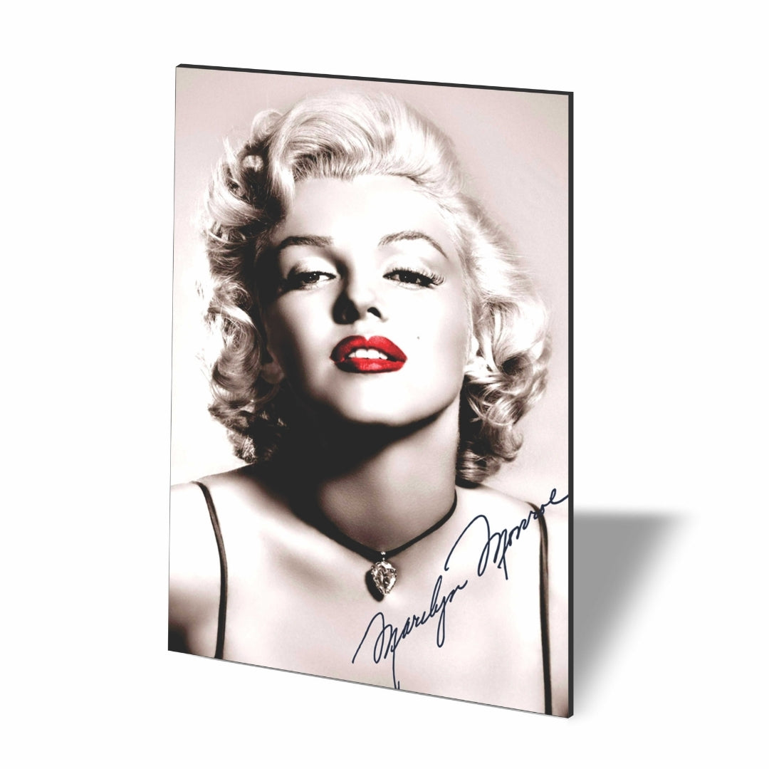 POSTER MARILYN MONROE SIGNED