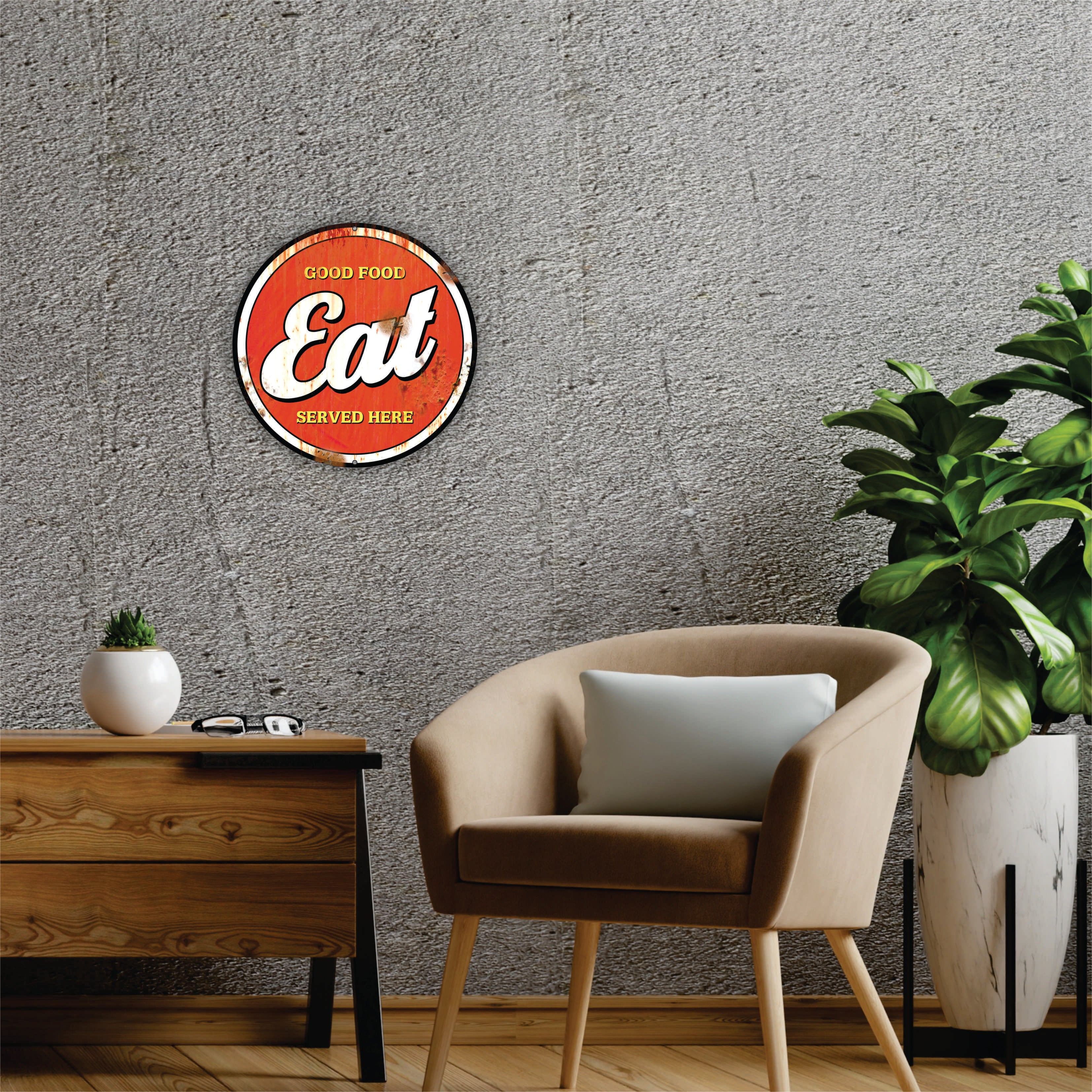 PLACA CIRCULAR EAT