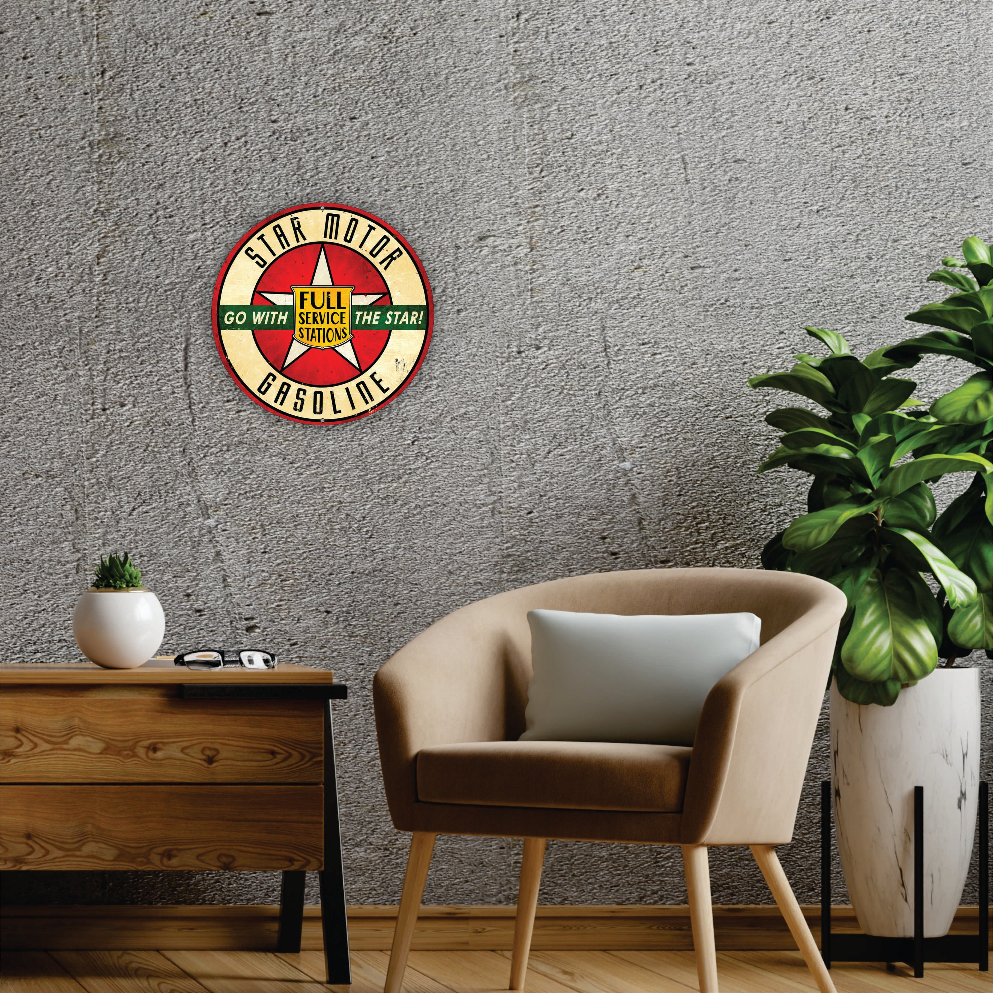 PLACA CIRCULAR STAR MOTOR