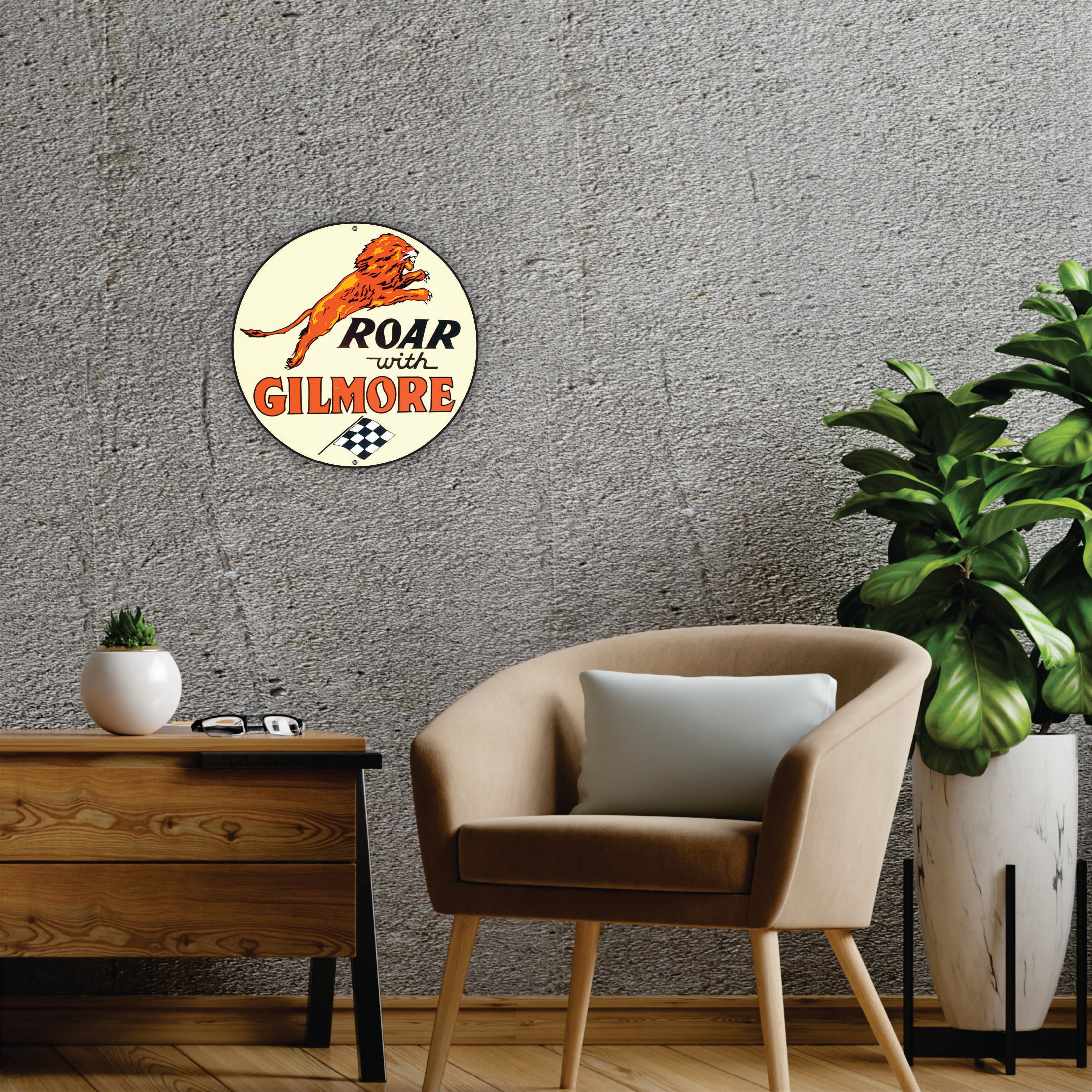 PLACA CIRCULAR ROAD WITH GILMORE