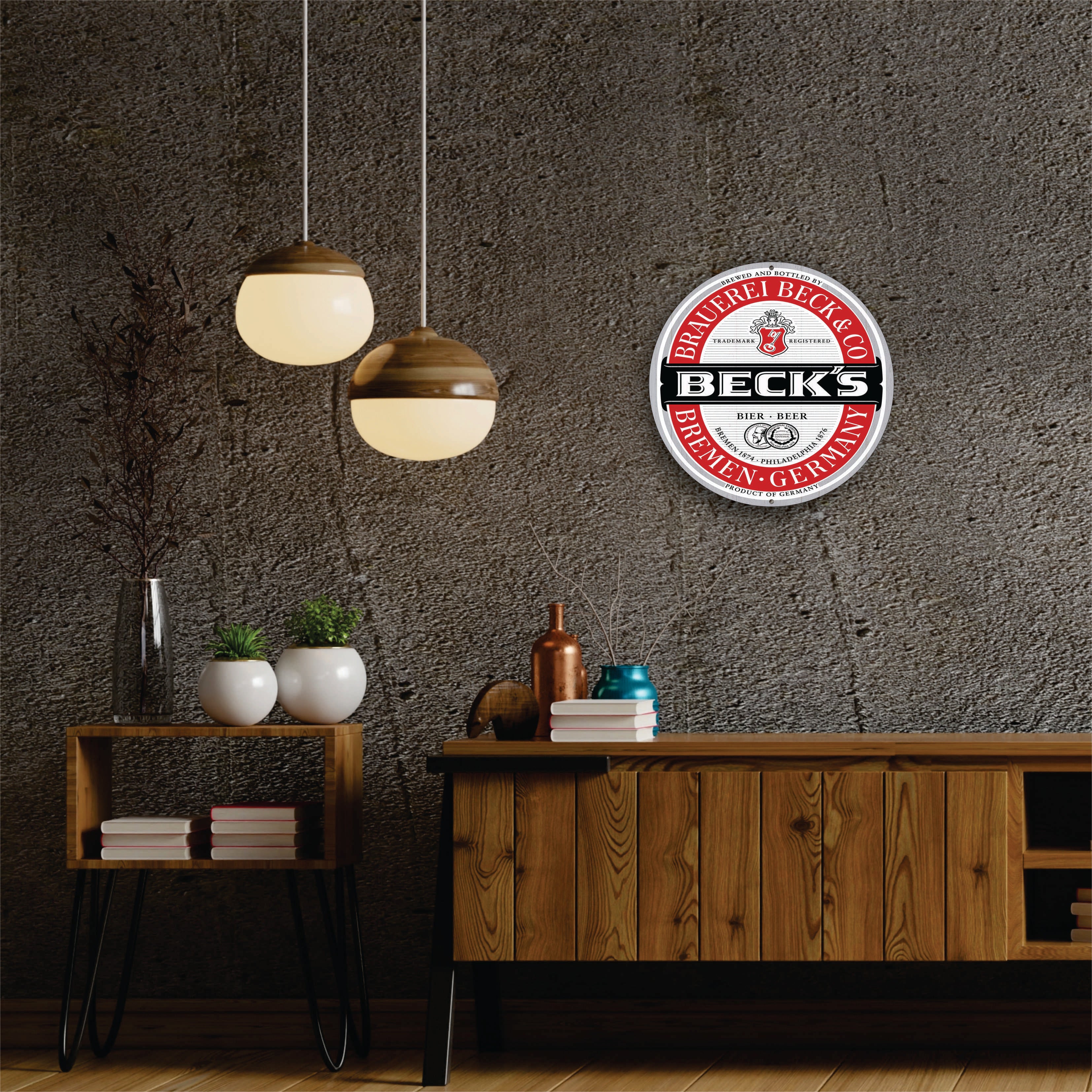 PLACA CIRCULAR BECK S