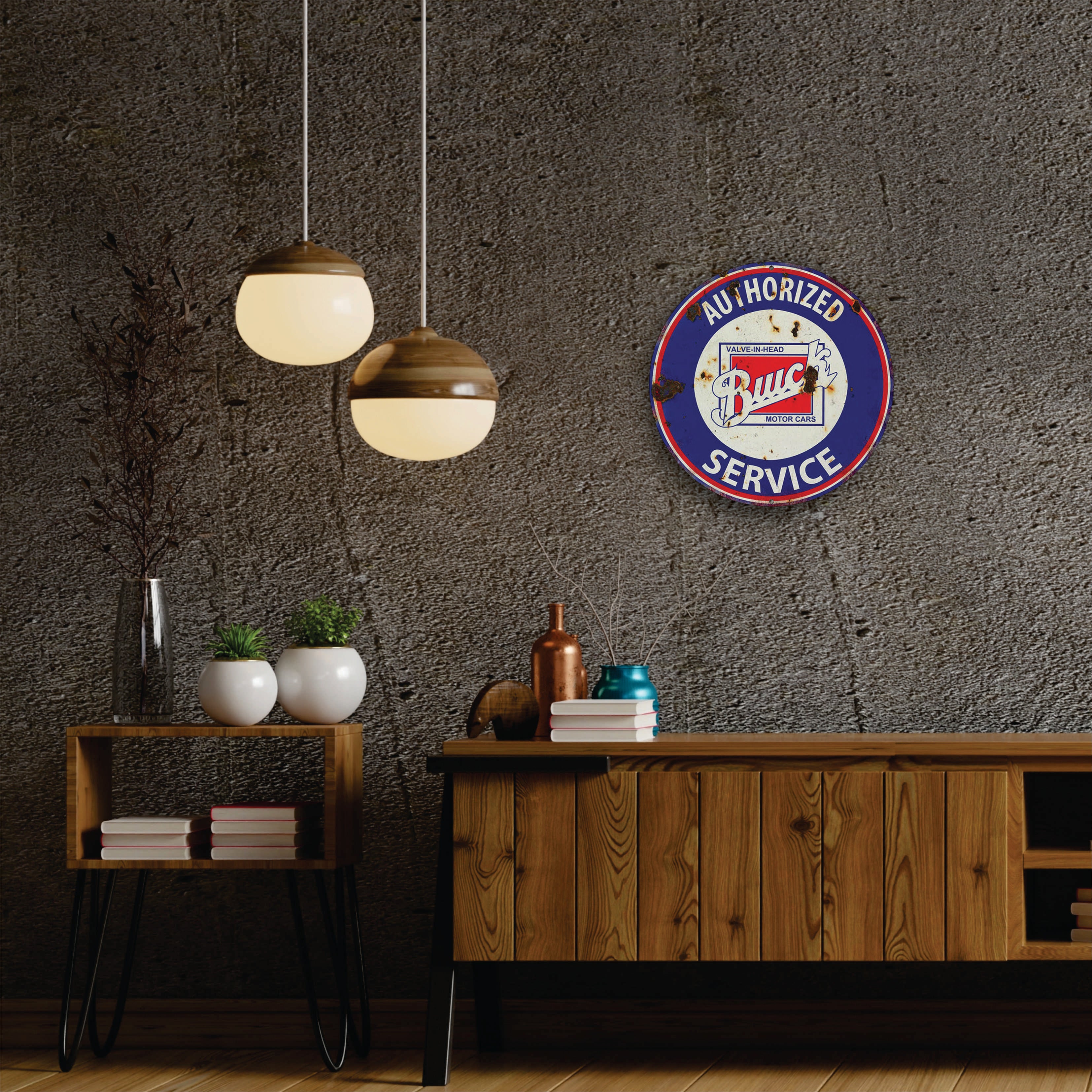 PLACA CIRCULAR BUCK SERVICE