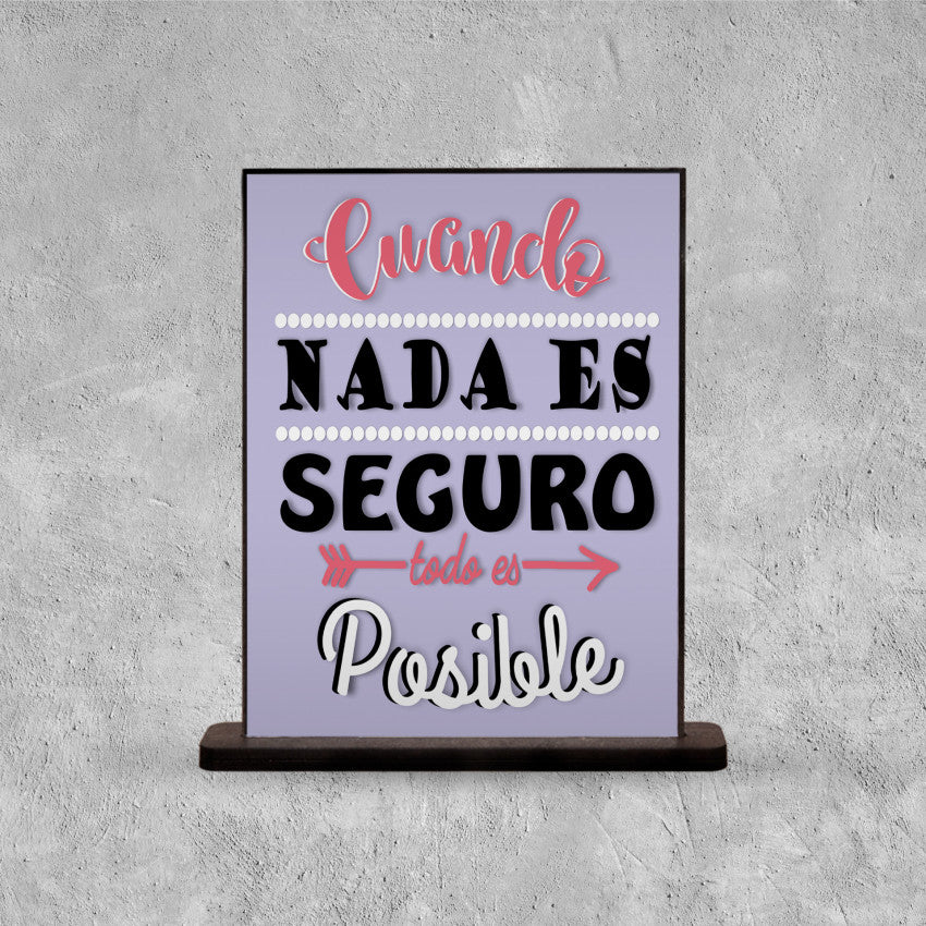 DECO POSTER CUANDO NADA