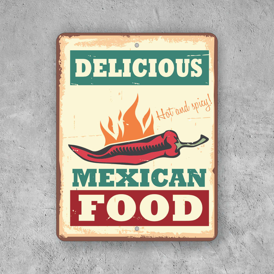 PLACA MEXICAN FOOD HOT