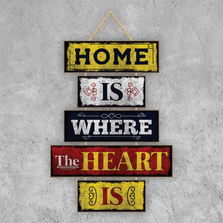DECO FRASE HOME IS WHERE