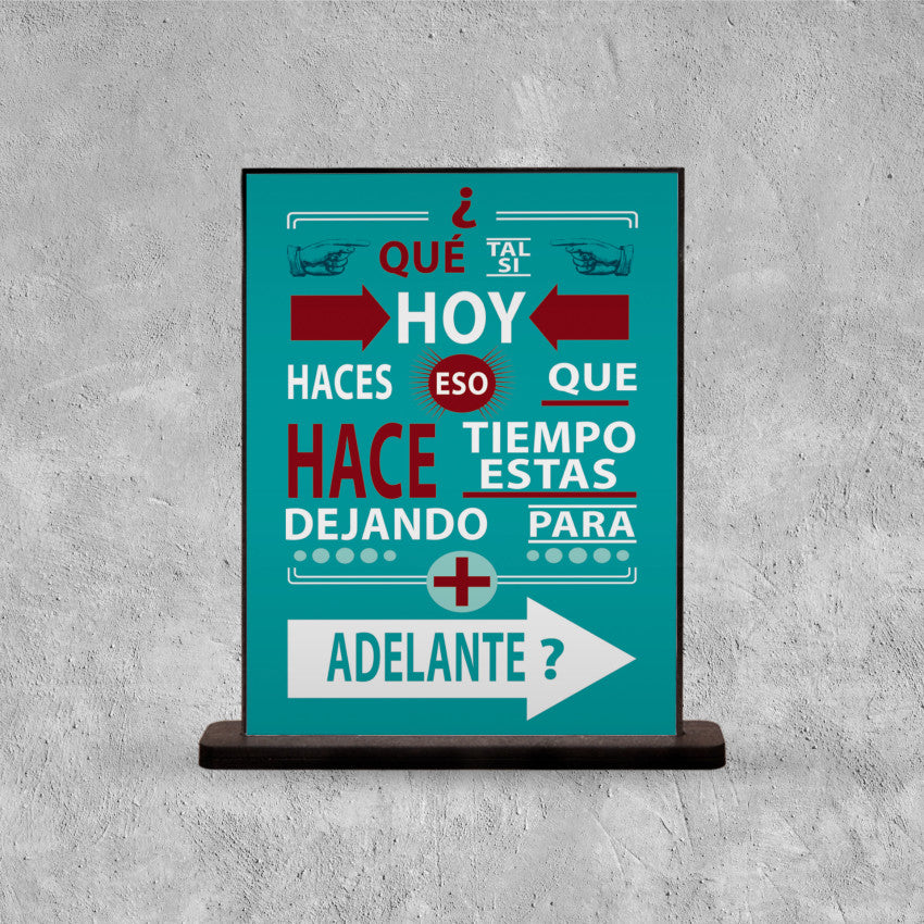 DECO POSTER QUE TAL SI HOY
