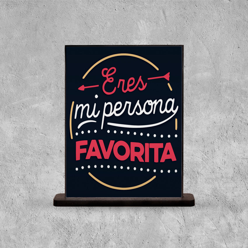 DECO POSTER ERES MI PERSONA