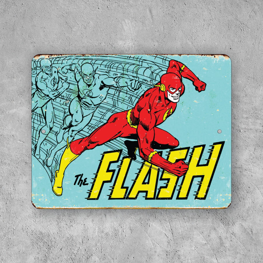 PLACA FLASH DC COMICS