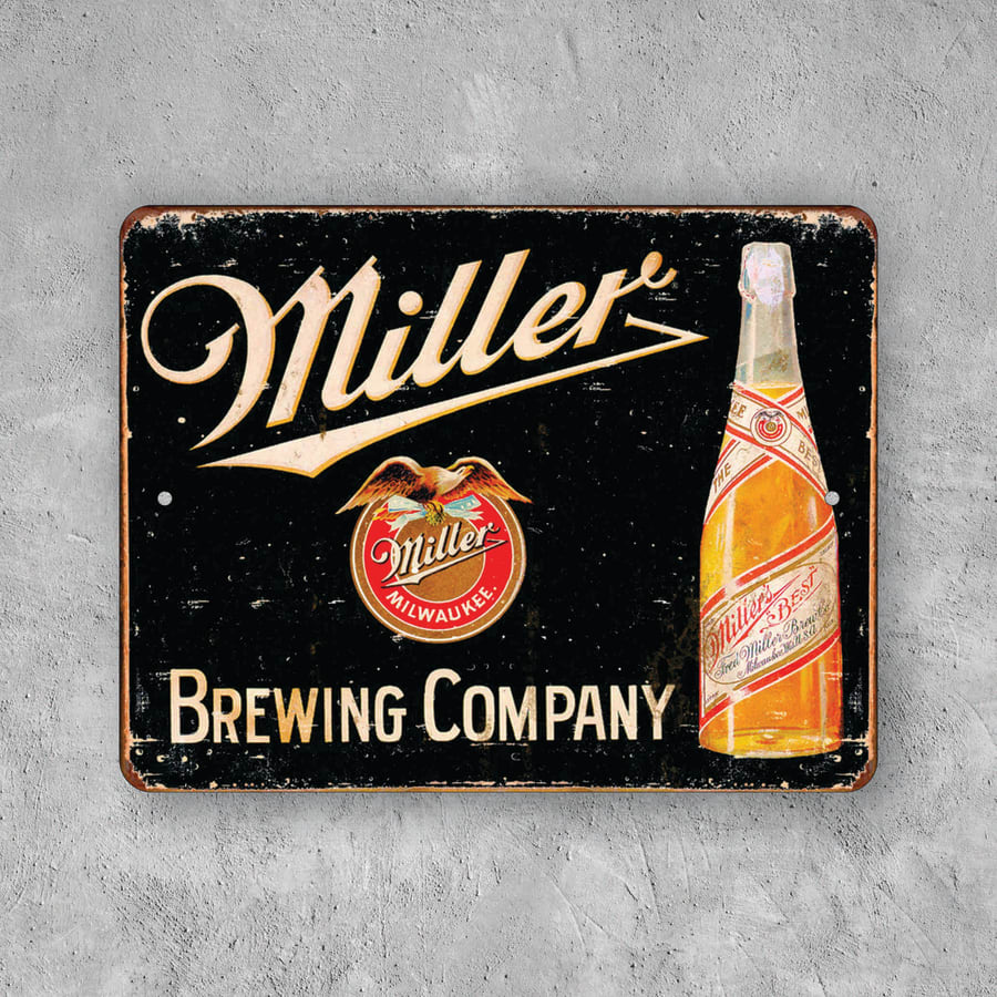 PLACA MILLER BEER