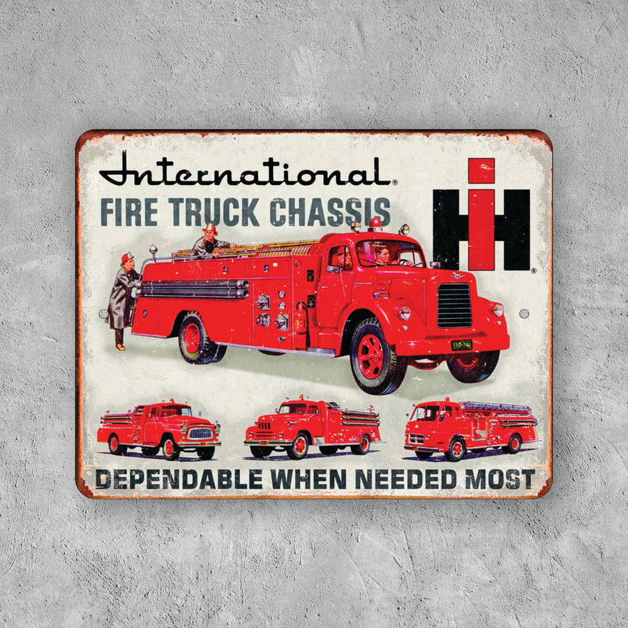 PLACA FIRE TRUCK CHASSIS