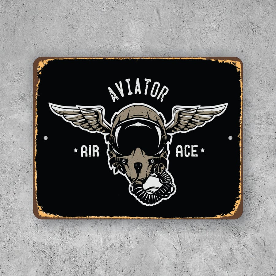 PLACA AVIATOR AIR ACE