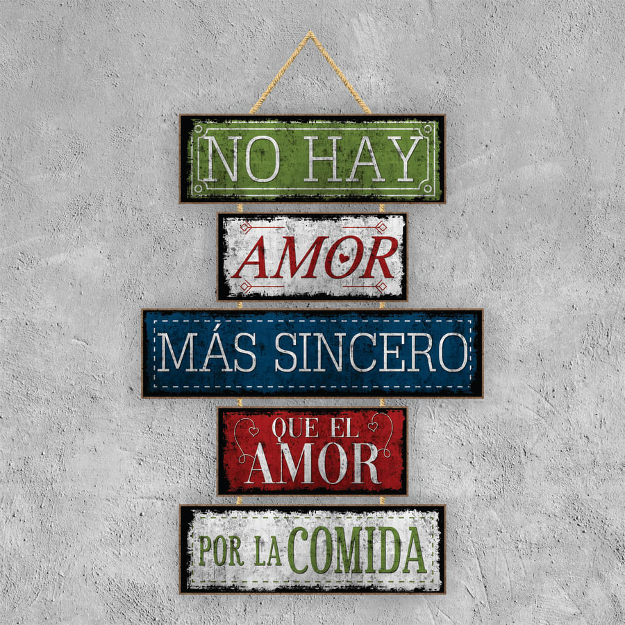 DECO FRASE NO HAY AMOR